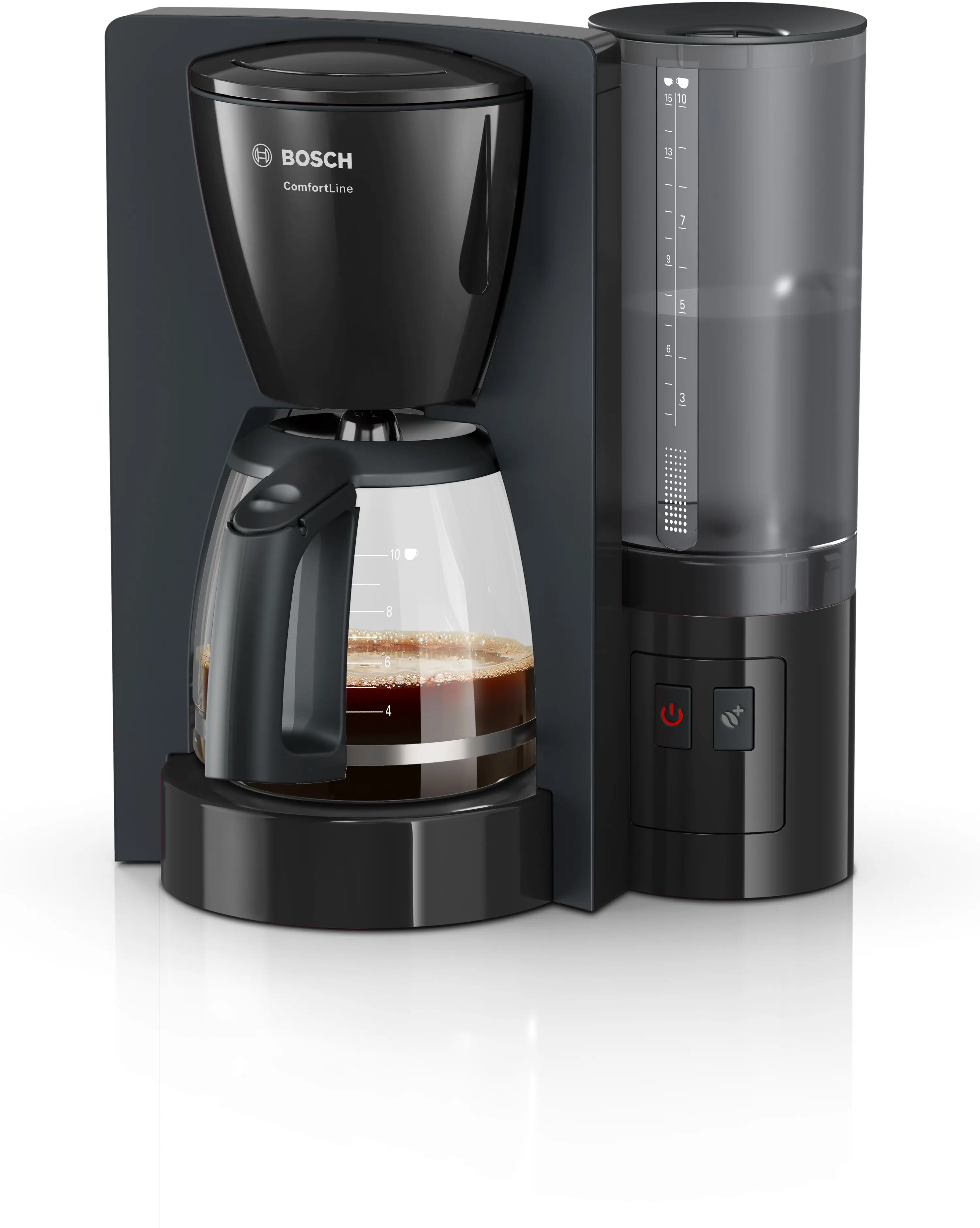 Bosch TKA6A043 ComfortLine Filter Coffee Maker 1200W Black product view 2