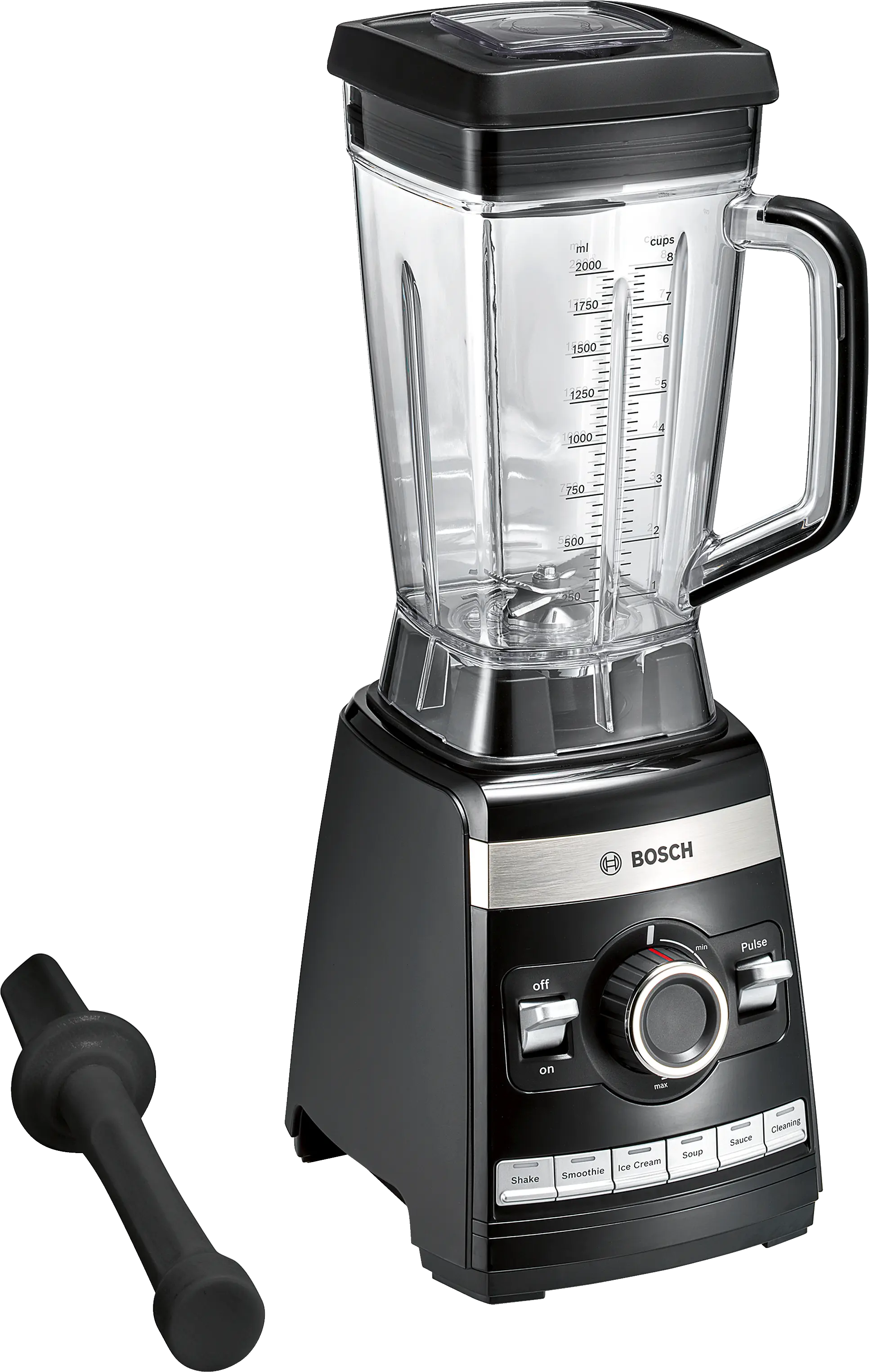 Bosch MMBH6P6B VitaBoost High Speed Blender 1600W Black product view 2