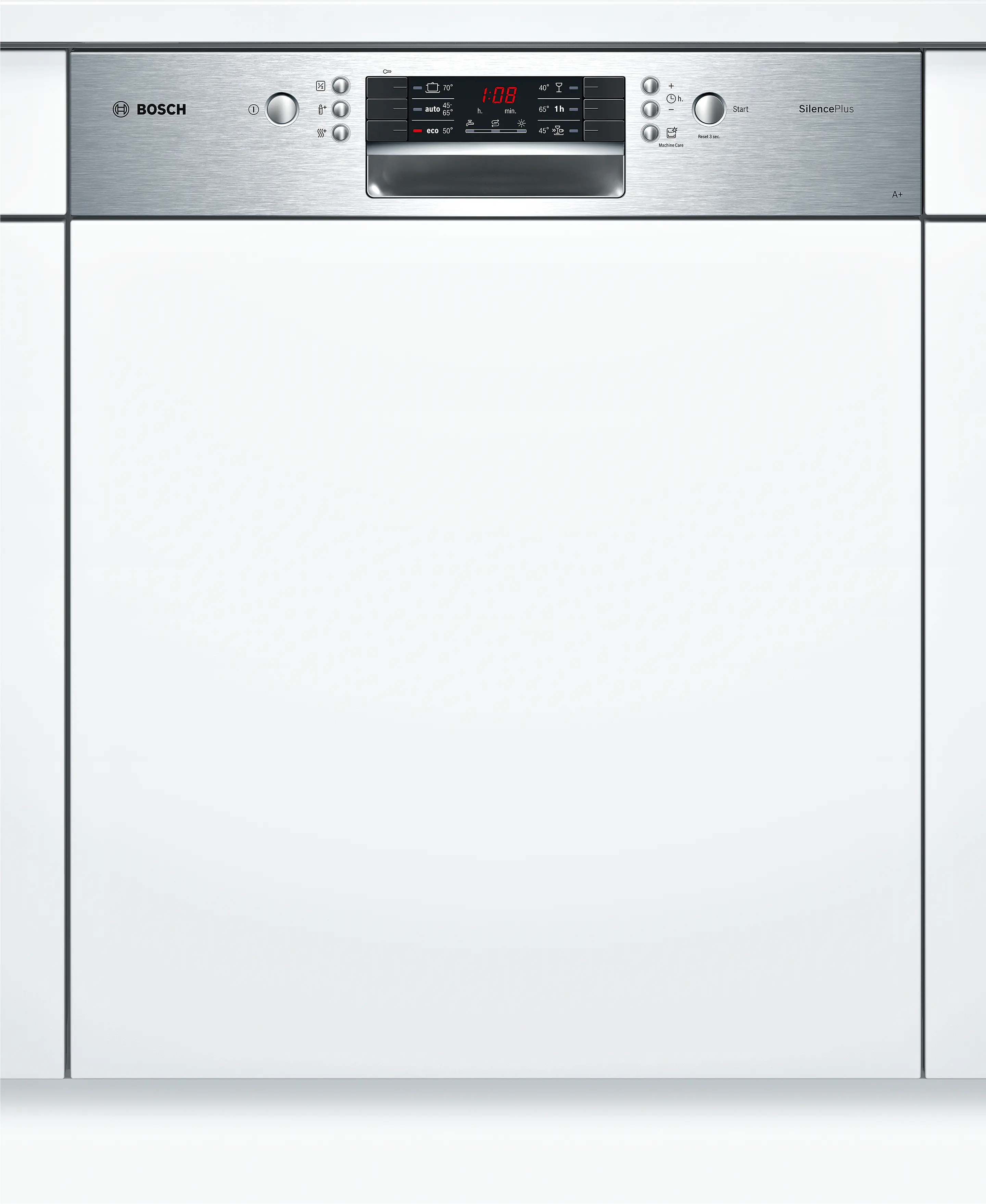 Bosch SMI46KS00T Serie 4 Semi-integrated Dishwasher 60 cm 6 Programs Stainless Steel product image 1