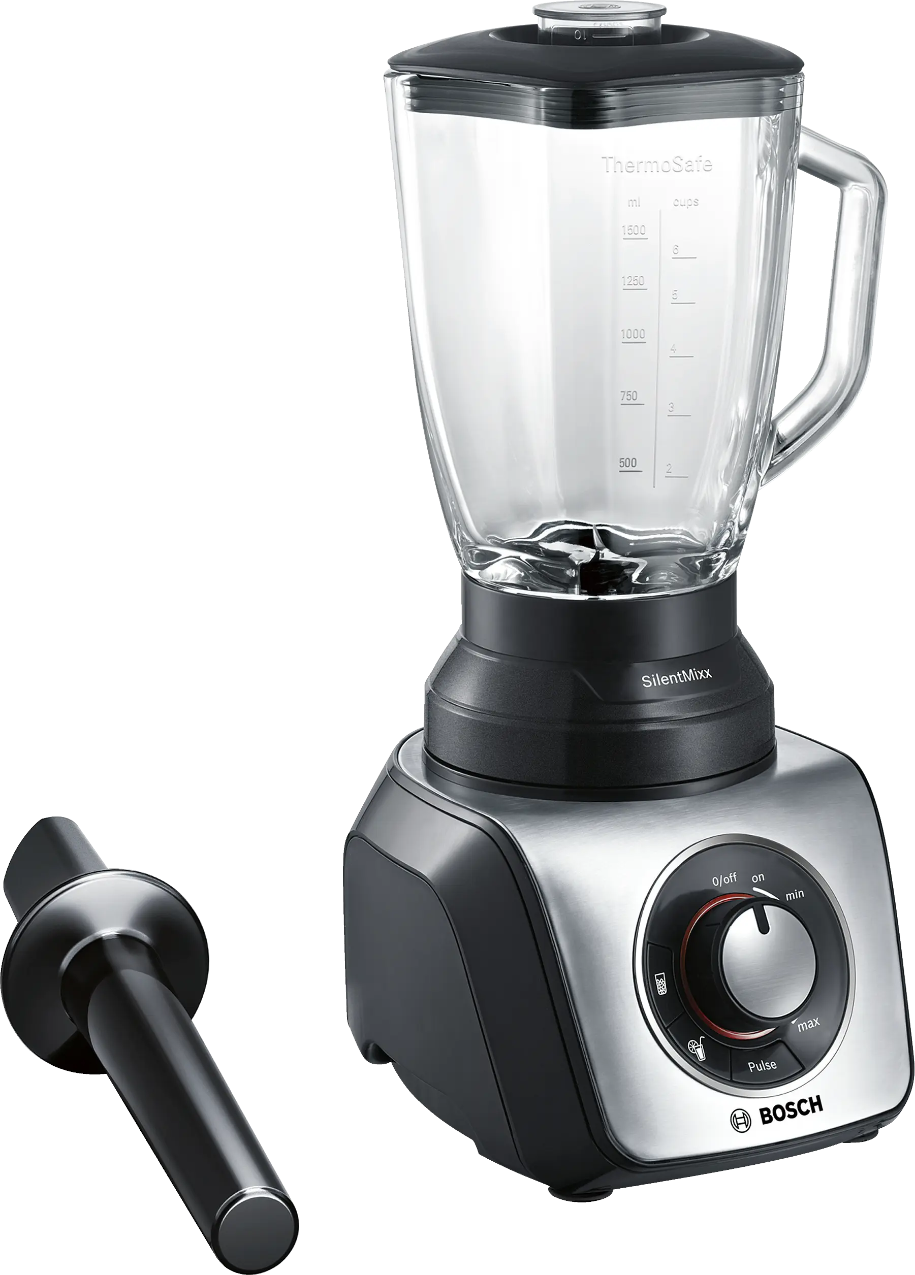 Bosch MMB65G5M SilentMixx Blender 800W Black product view 2