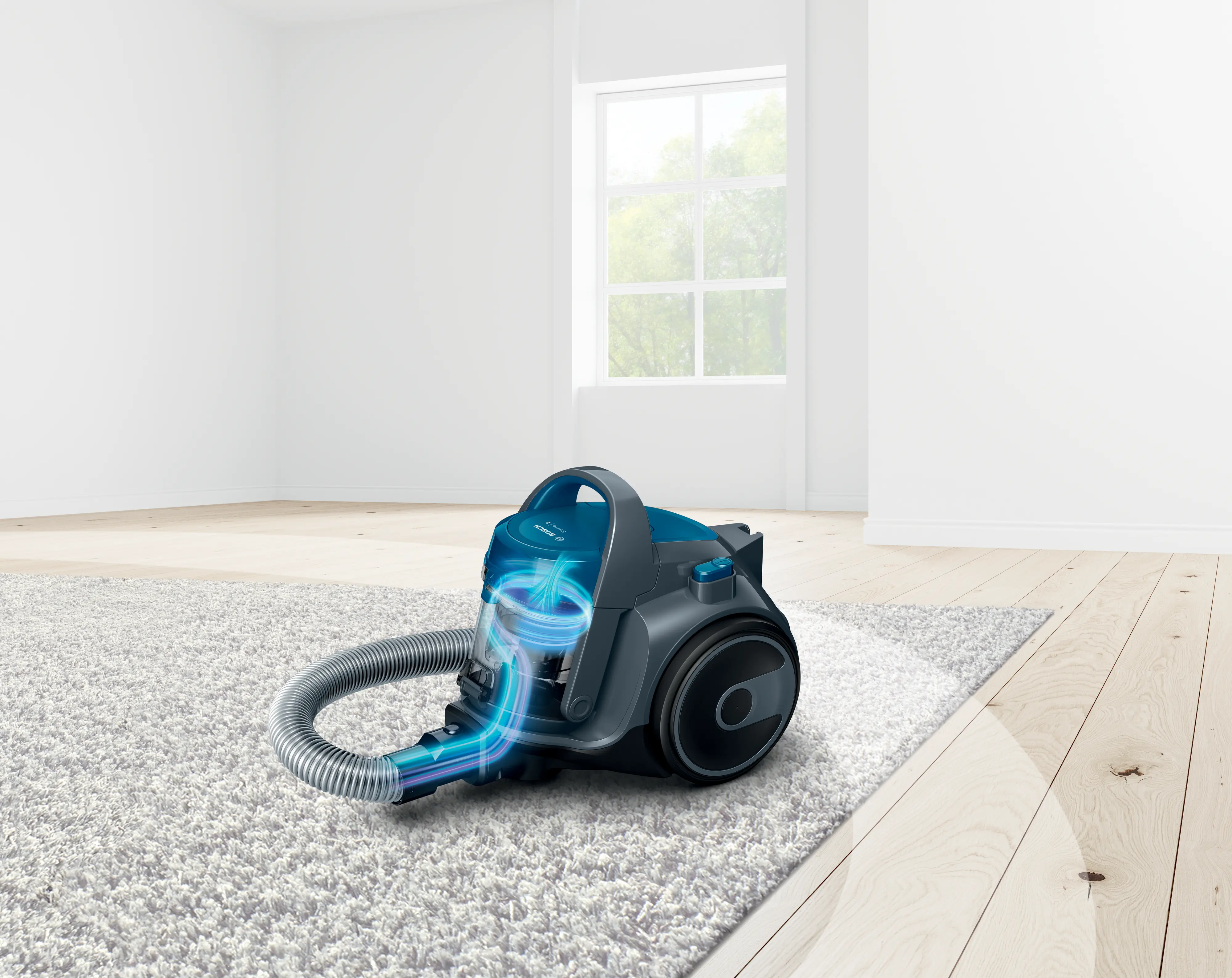 Bosch BGS05A220 bagless vacuum detail image 2 at Tahboub Appliances Jordan