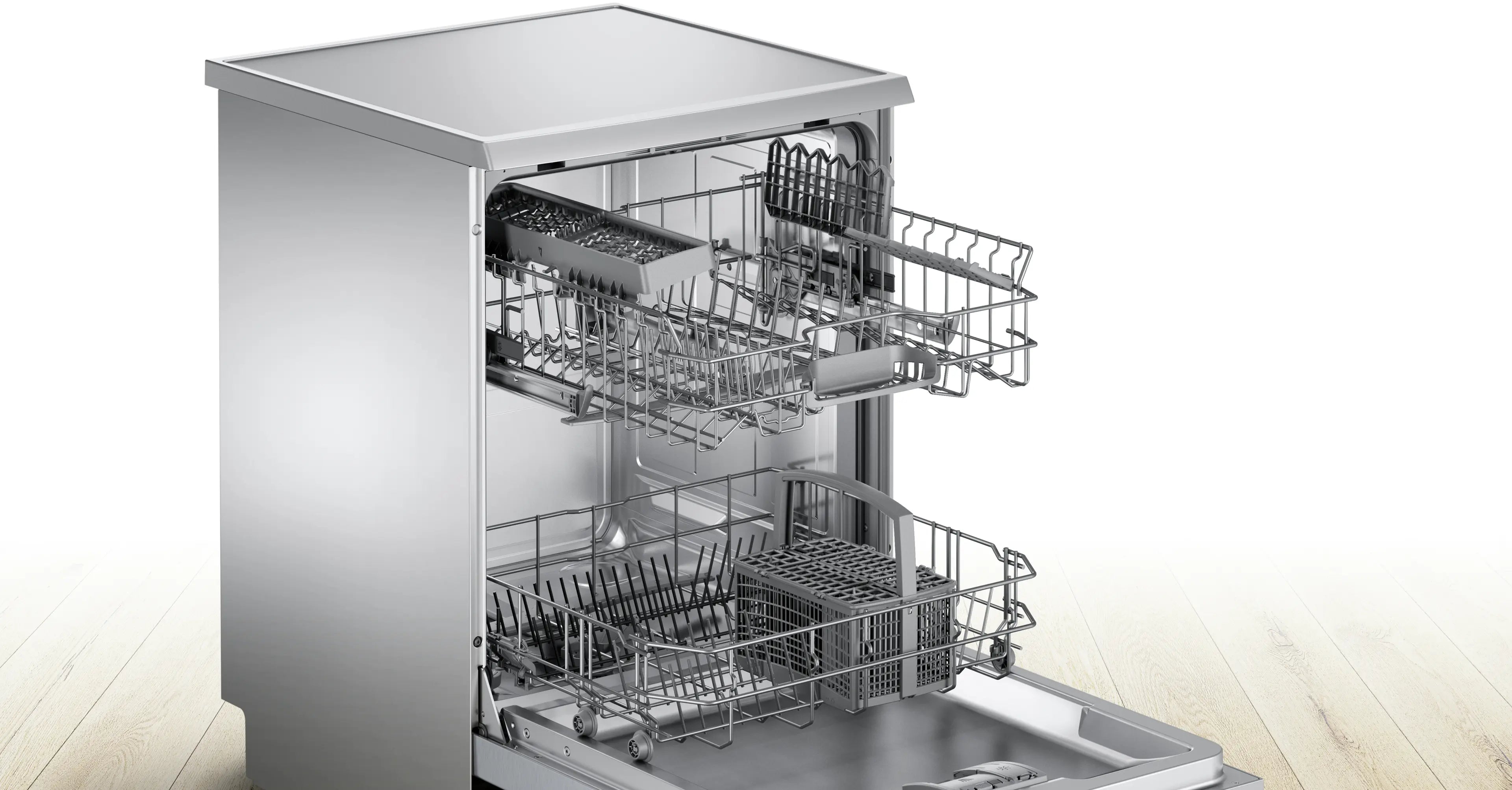 Bosch SMS45DI10Q Serie 4 Freestanding Dishwasher 60 cm 5 Programs Stainless Steel product image 2