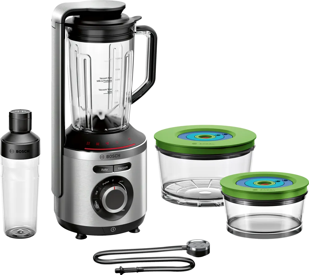 Bosch MMBV625M VitaMaxx Vacuum Blender 1000W Silver main product image