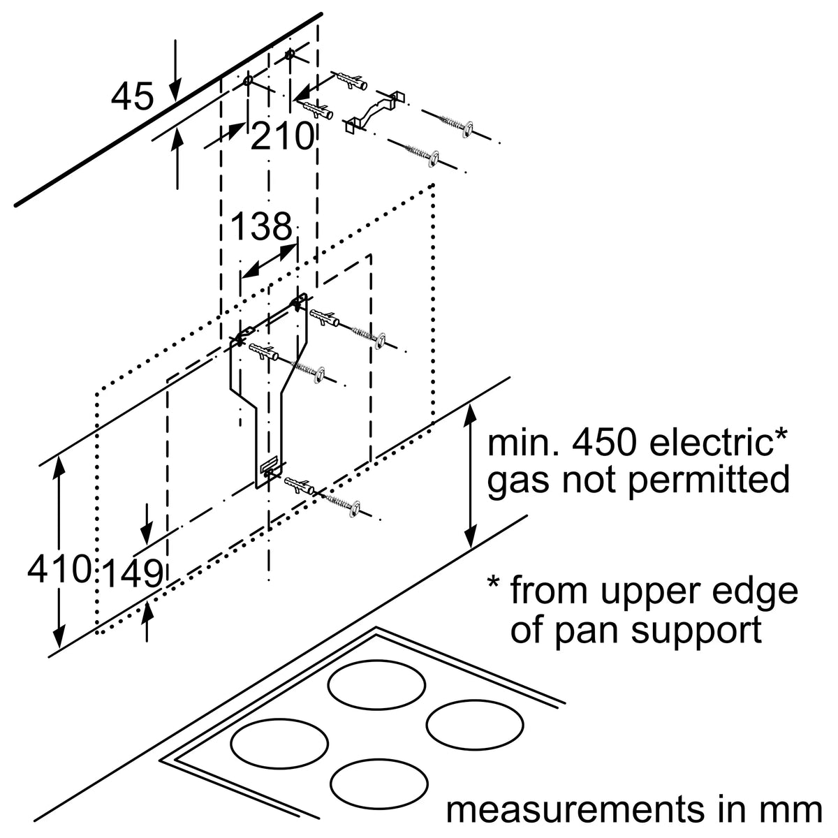 Bosch DWF97RU60 Series 8 cooker hood maintenance feature graphic