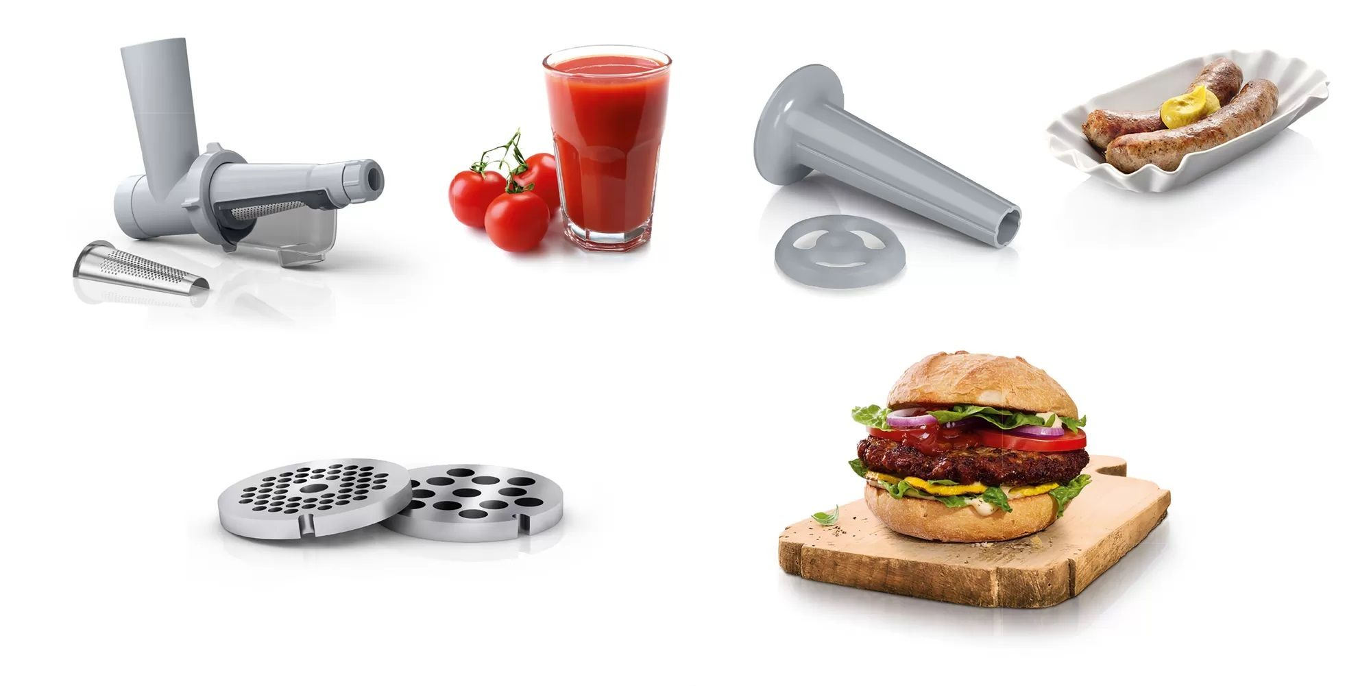 Bosch MFW2515W SmartPower Meat Mincer 350W White product view 4