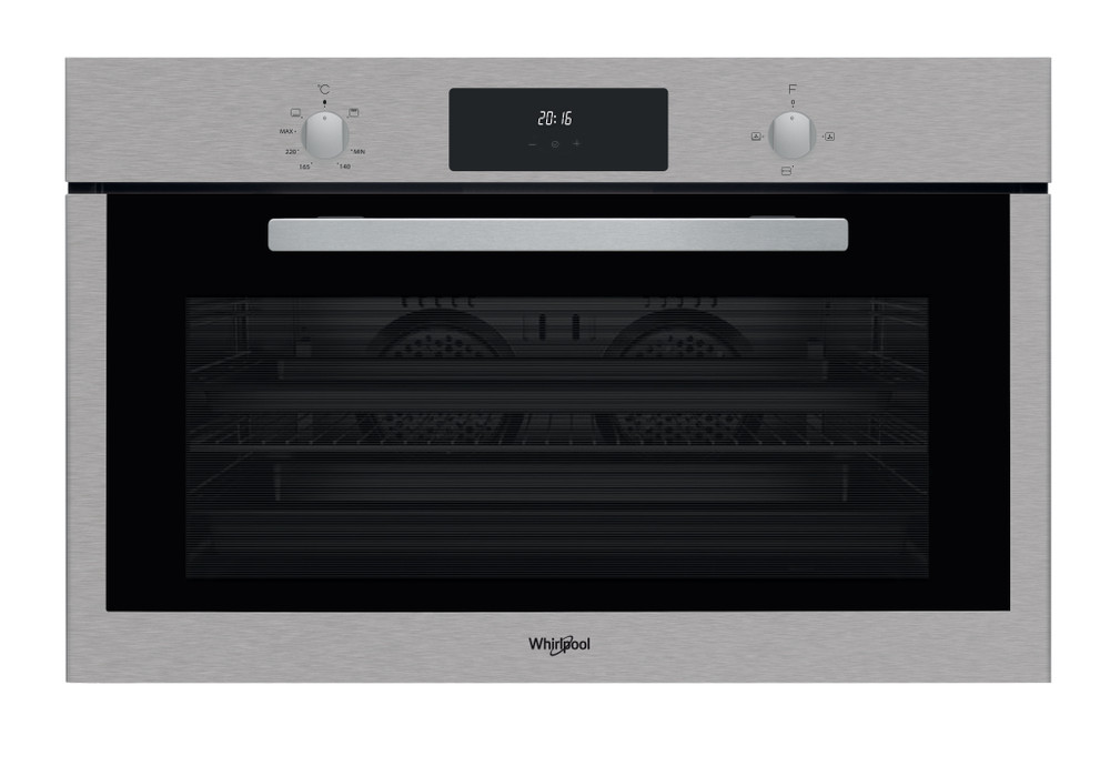 Whirlpool MSA I 5G3F IX Built in Full Gas Oven 90CM 97Lit Inox & Fan+Led Screen