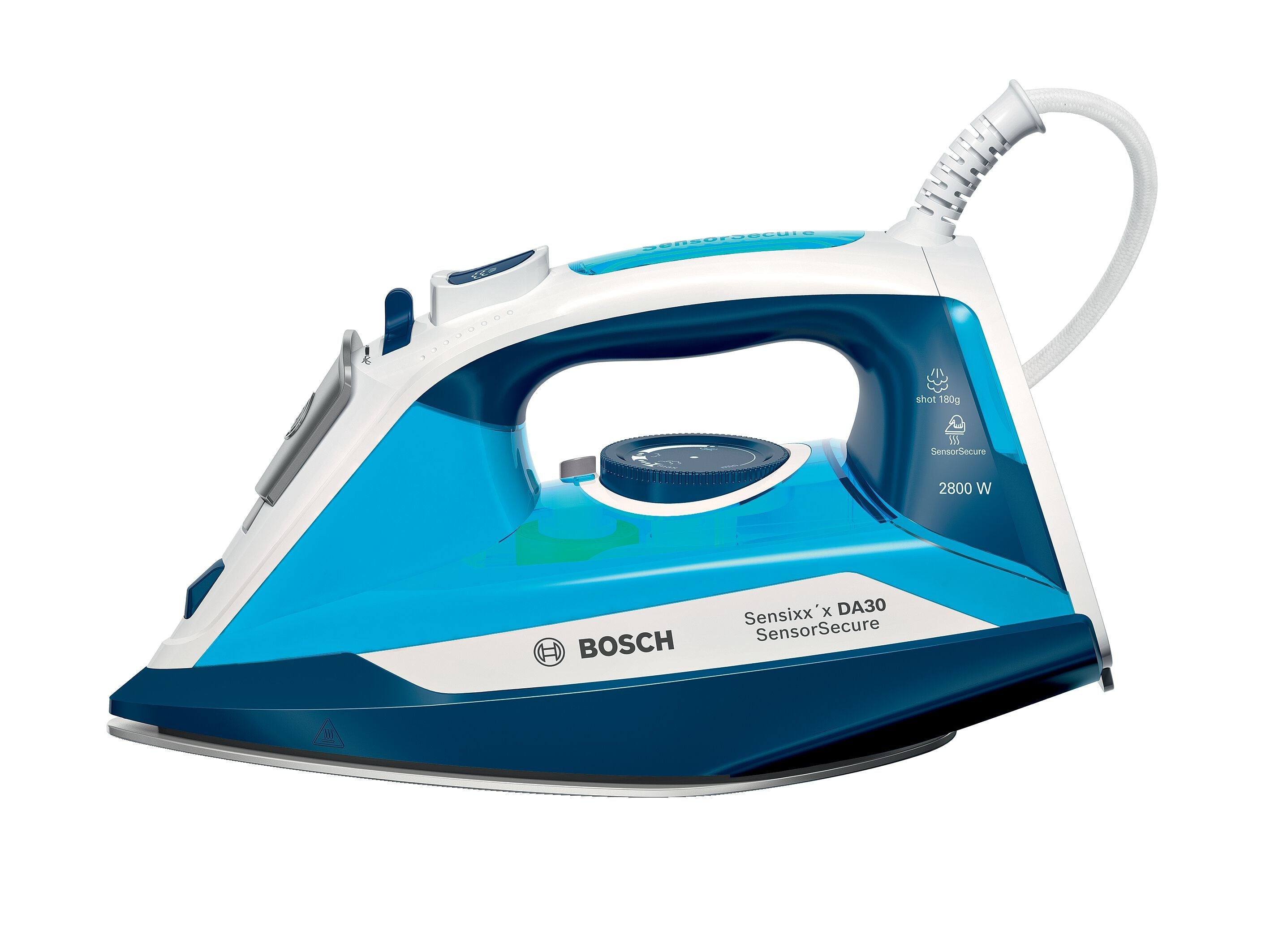 Bosch TDA3028210 Sensixxx DA30 SensorSecure Steam Iron 2800W Blue main product image