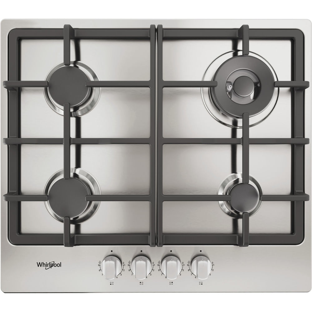 Whirlpool TGML 661 IX gas hob front view