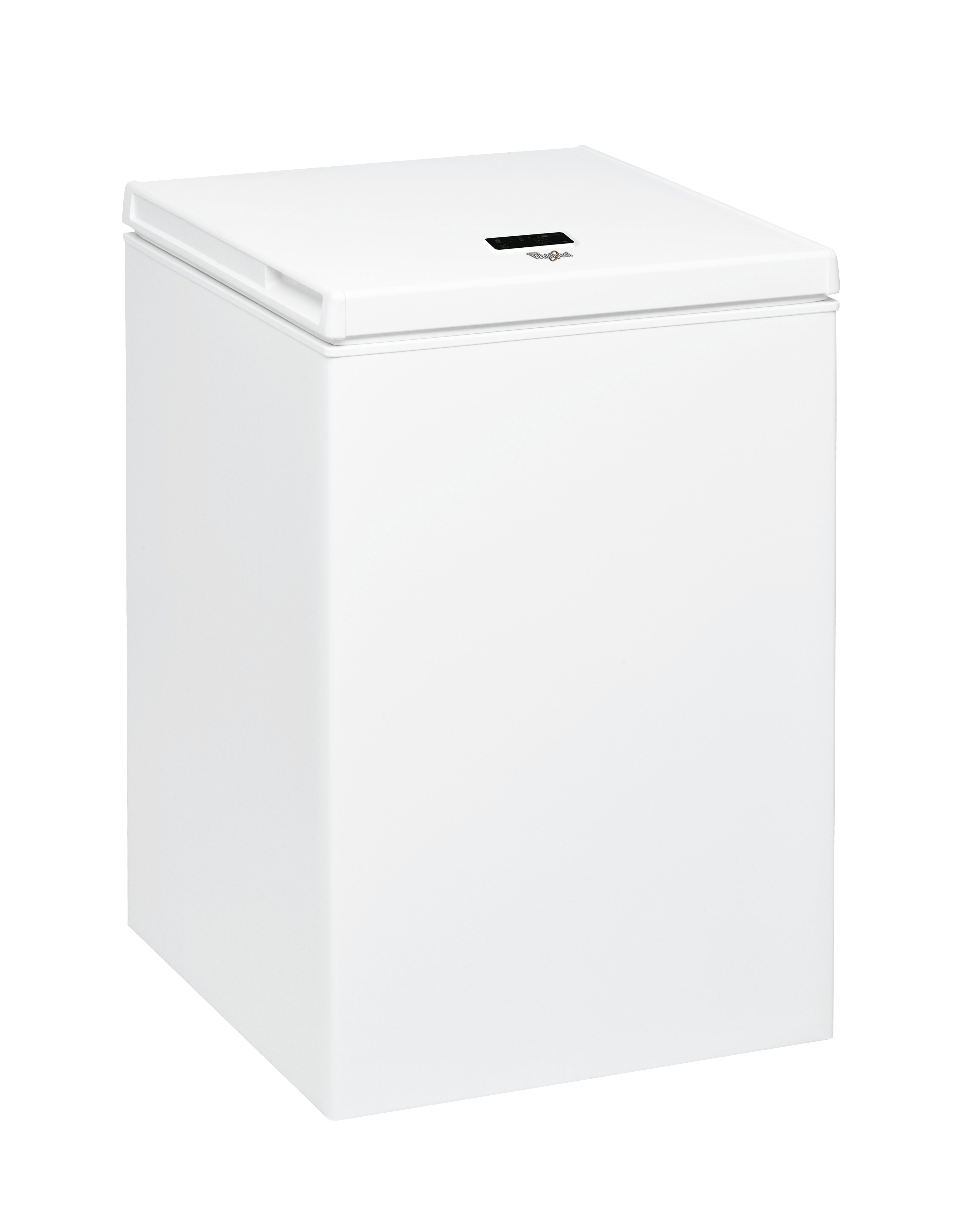 Whirlpool WH1410 A+E Chest Freezer 57.3cm 136L White - Front View
