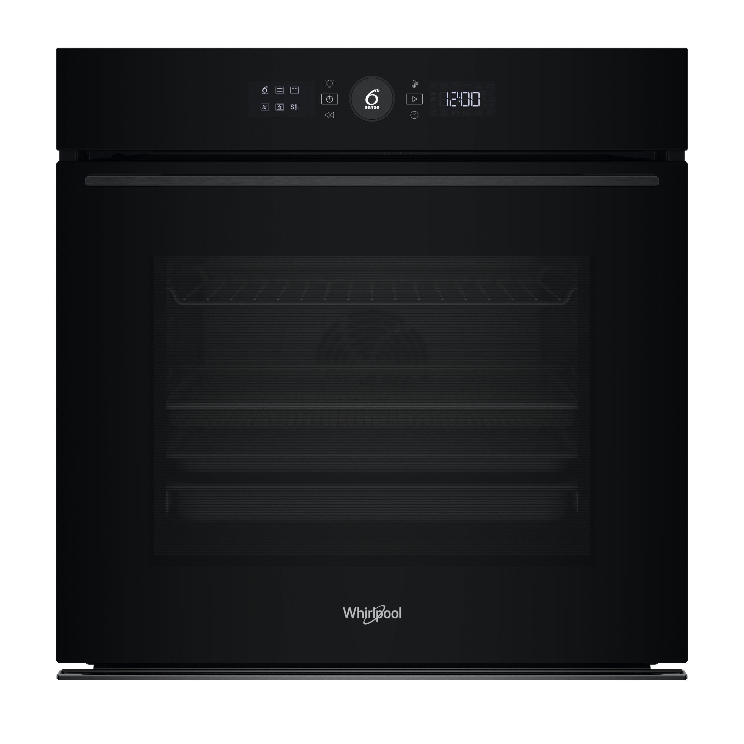 Whirlpool WOI5S8HM1SBA Built in Electric Oven 60cm 73lit Full Black 6th Sense