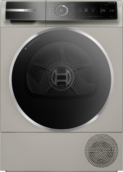 BOSCH WQB245BXME Condenser Dryer 9kg Serie 8 & Heat Pump Silver A+++