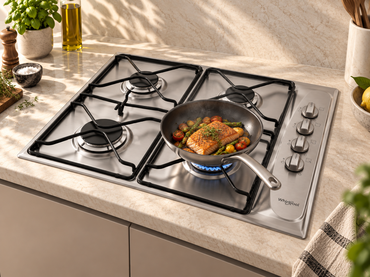 Whirlpool AKM 268/IX Gas Hob 60CM Stainless Steel