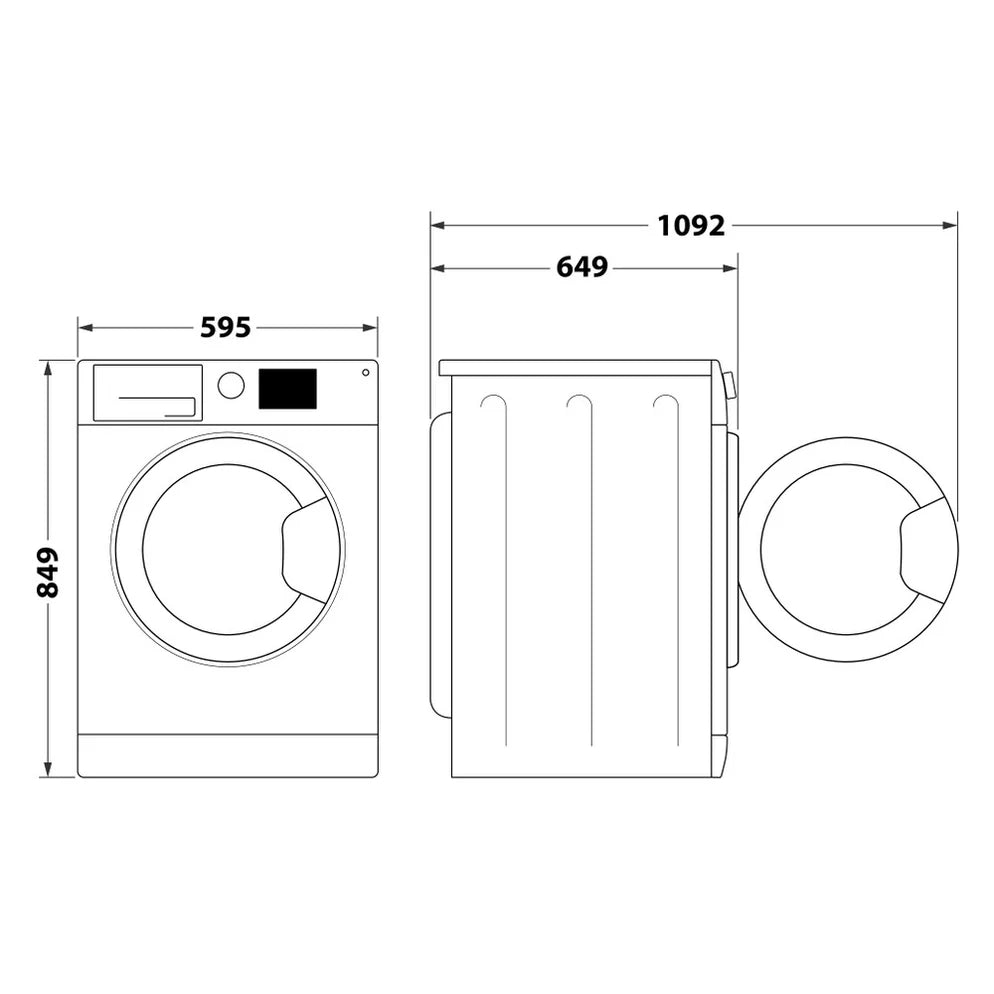 Whirlpool FFT M11 8X1SBS heat pump dryer product image 7