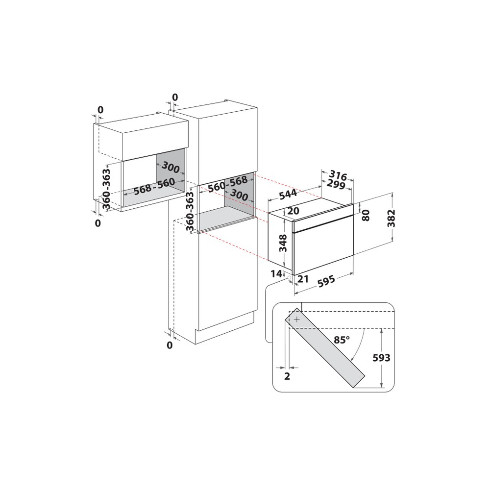 Whirlpool MBNA900XN built-in microwave product image 10