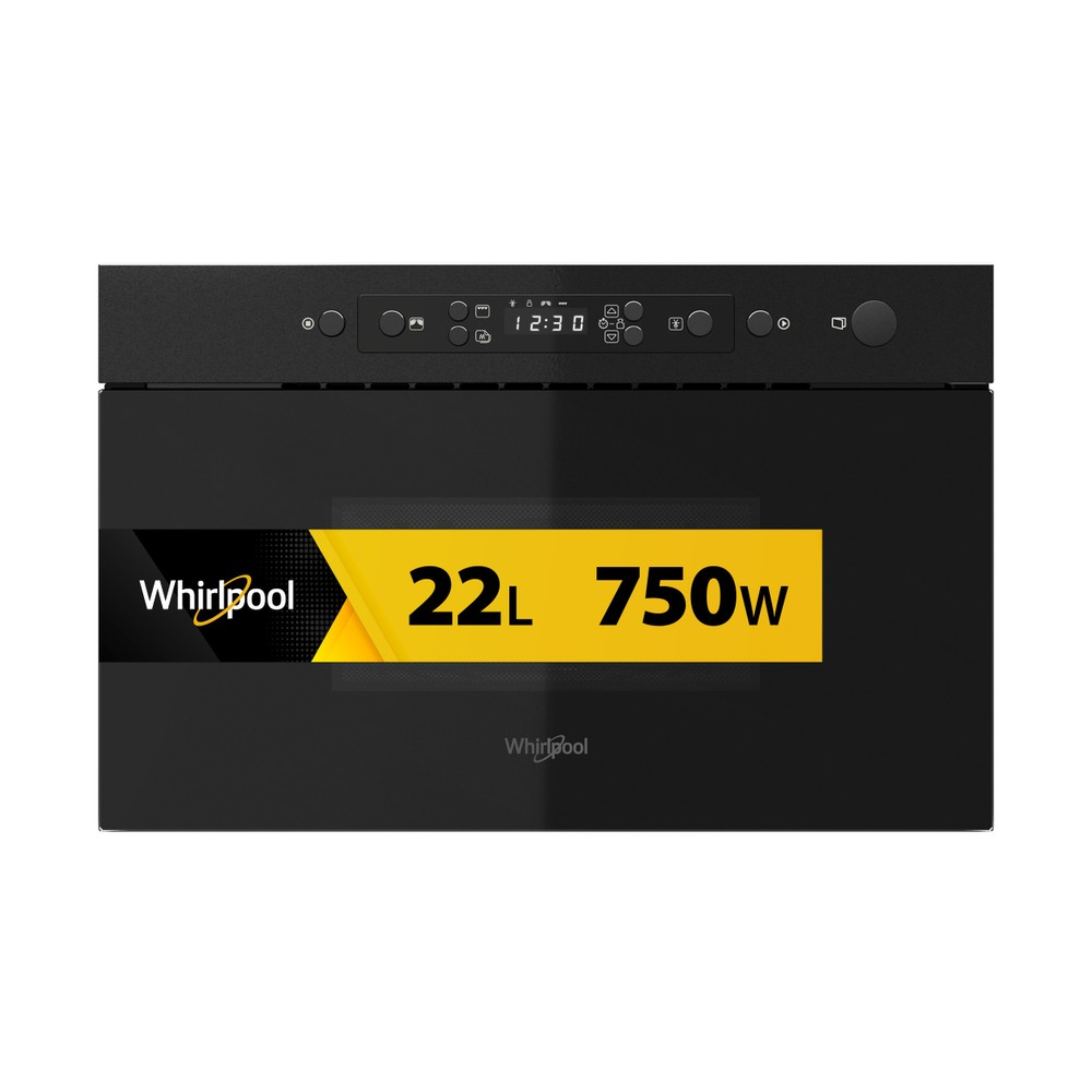 Whirlpool MBNA920B microwave with grill detail view