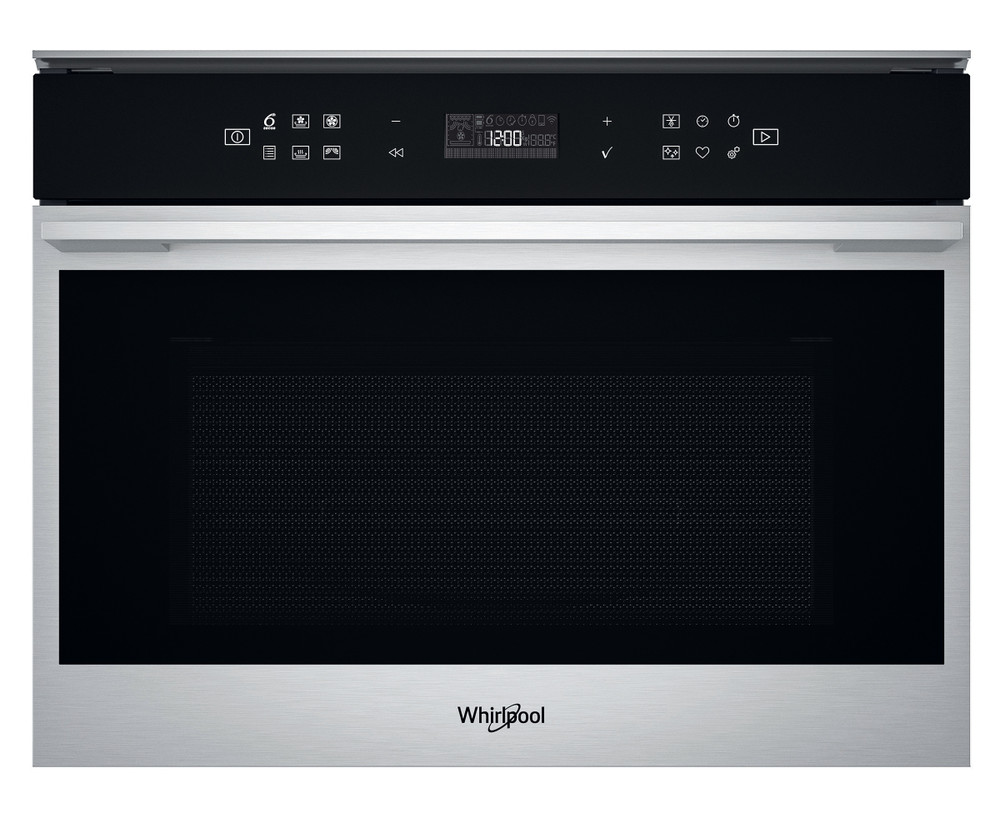 Whirlpool W7 MW461 built-in microwave front view