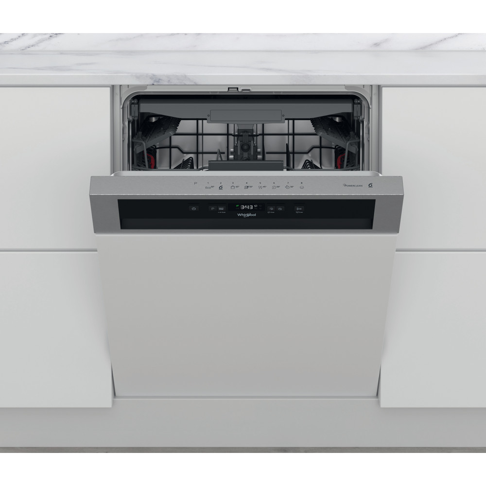 Whirlpool WBC 3C34 PF X semi integrated dishwasher product image 1