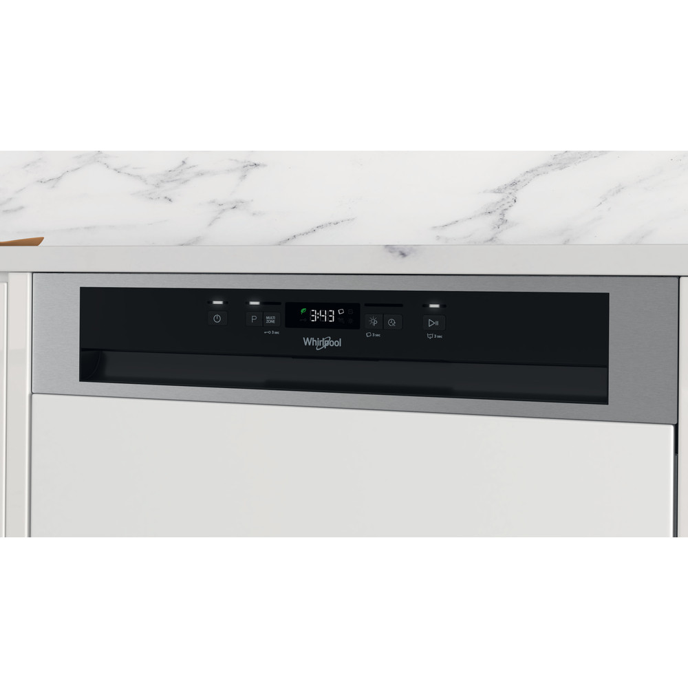 Whirlpool WBC 3C34 PF X semi integrated dishwasher product image 8