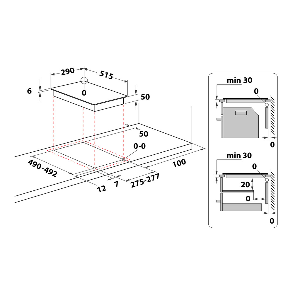 Whirlpool AKT 360/IX electric ceramic hob product image 5