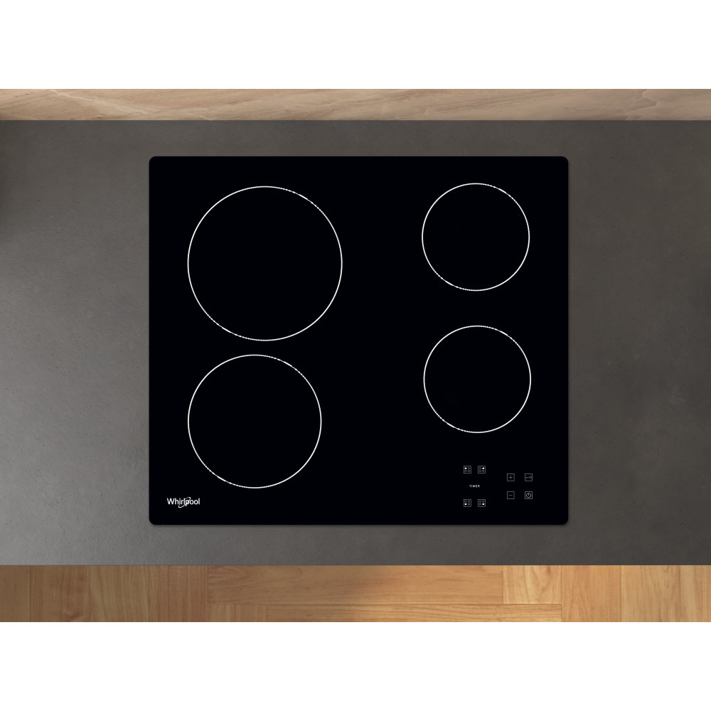 Whirlpool AKT8090/NE electric ceramic hob control panel or feature detail
