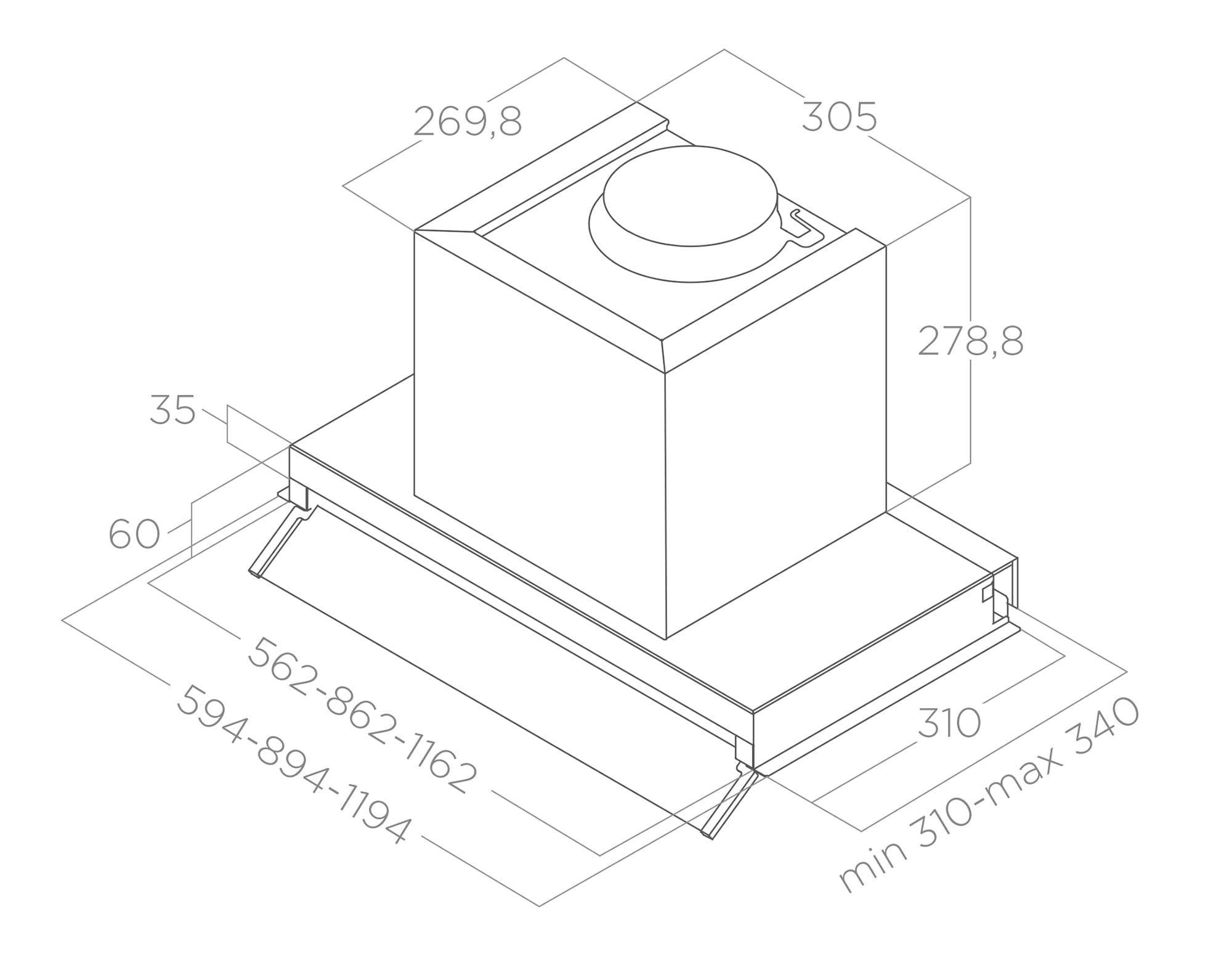 Elica BOXIN LX/IX/A/90 90cm hood in stainless steel at Tahboub Appliances Jordan