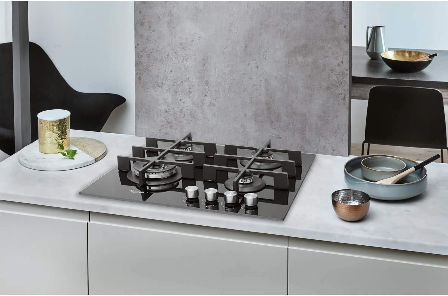 Whirlpool GOW 6423/NB gas on glass hob product image 8