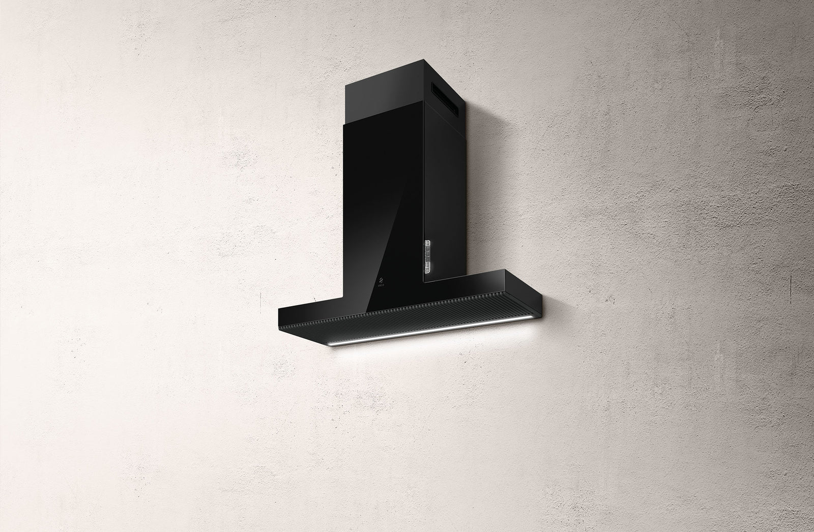 ELICA Wall Hood 90cm 1000m3/h Black Glass