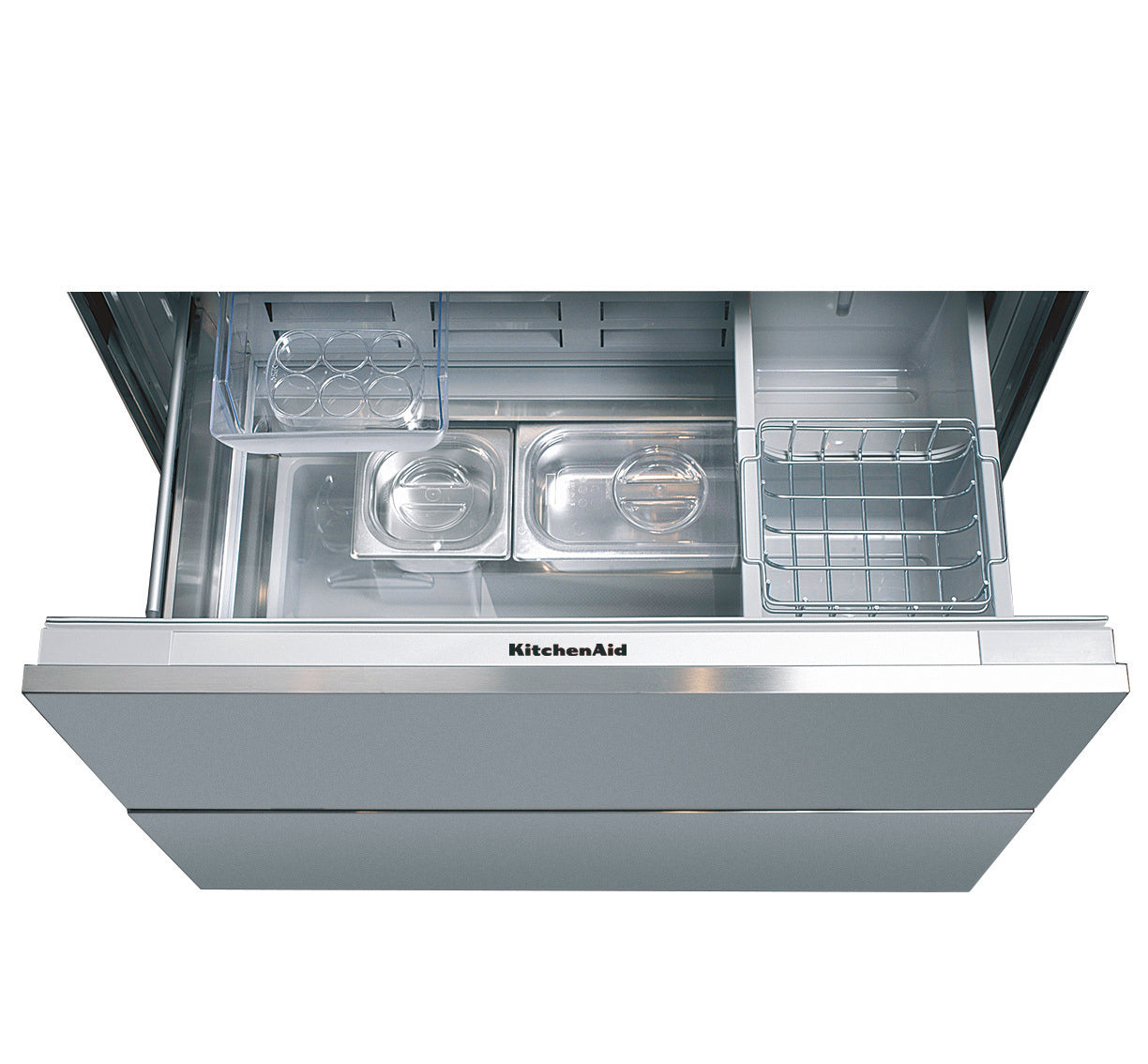 ثلاجة أدراج مدمجة KITCHENAID KCBDX 88900 مقاس 90 سم للاستخدام الداخلي فئة A+ سعة 148 لترًا