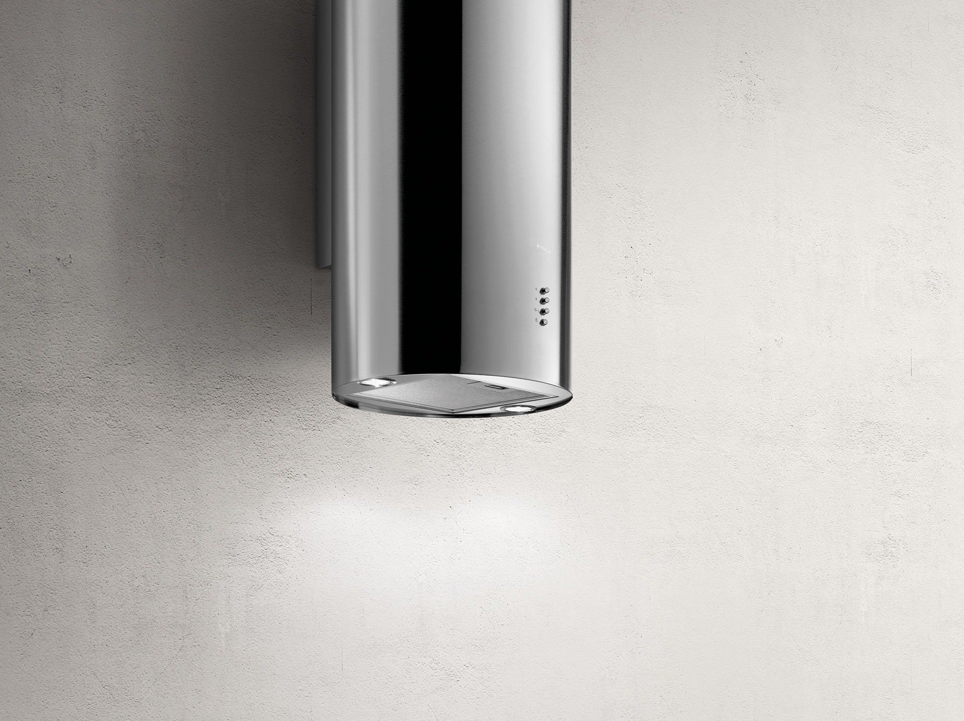 Elica TUBE ISLAND IX/A/43 43cm island hood in stainless steel at Tahboub Appliances Jordan