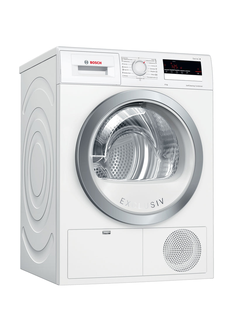 Condenser Dryer 8kg Serie 4  B White