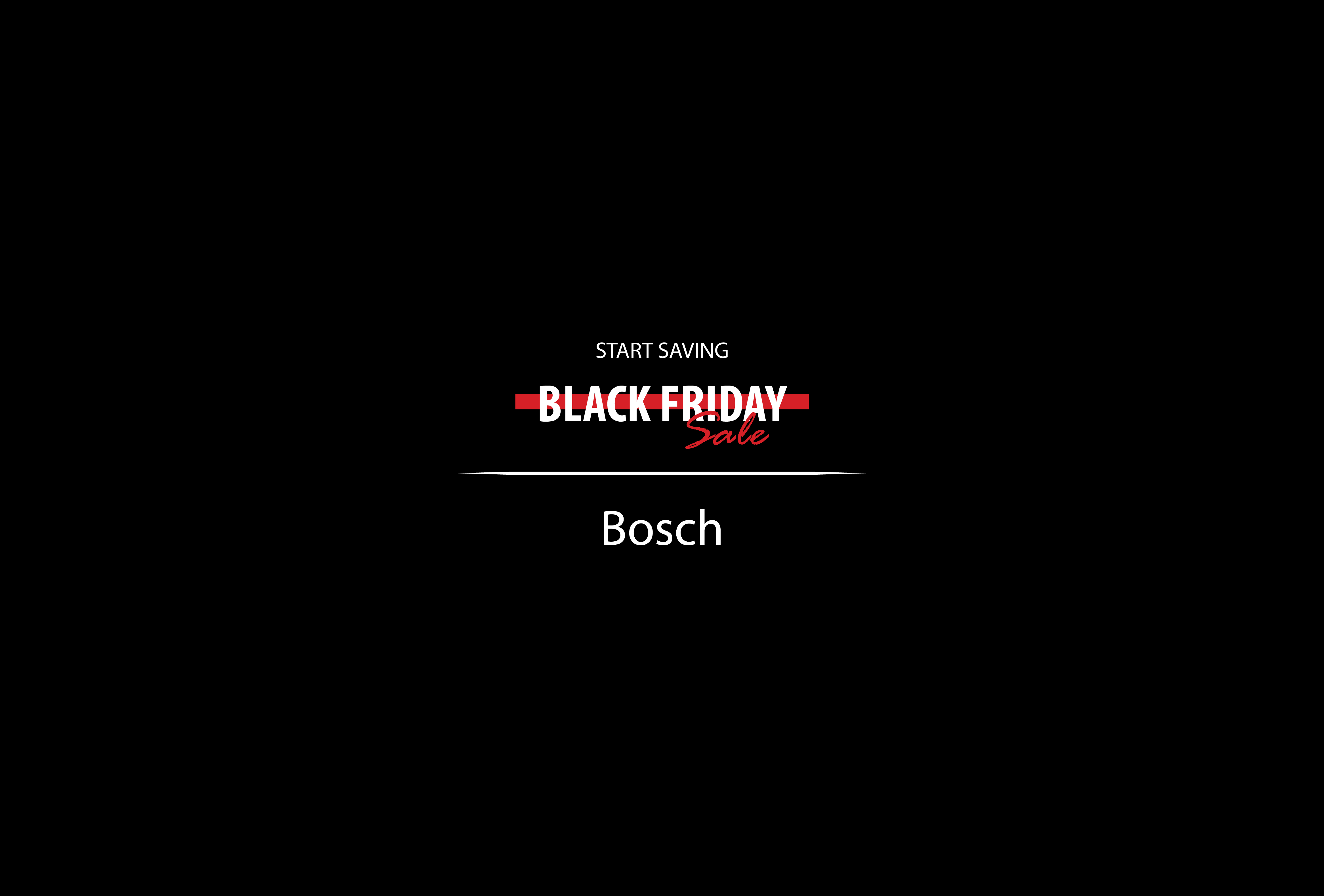 Black Friday | Bosch | Dryers