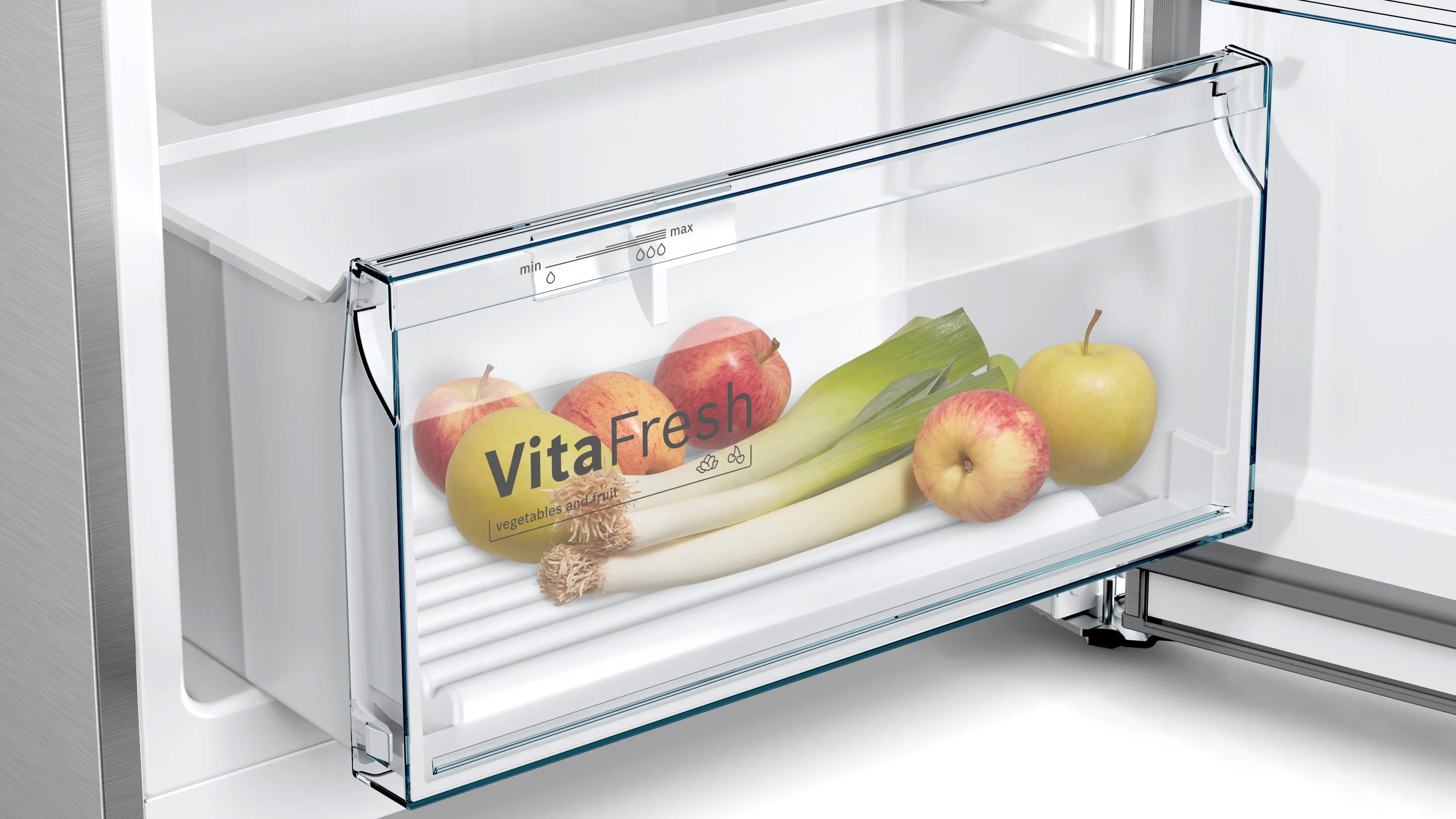 Bosch KDN26N1208 top-freezer fridge-freezer product detail view