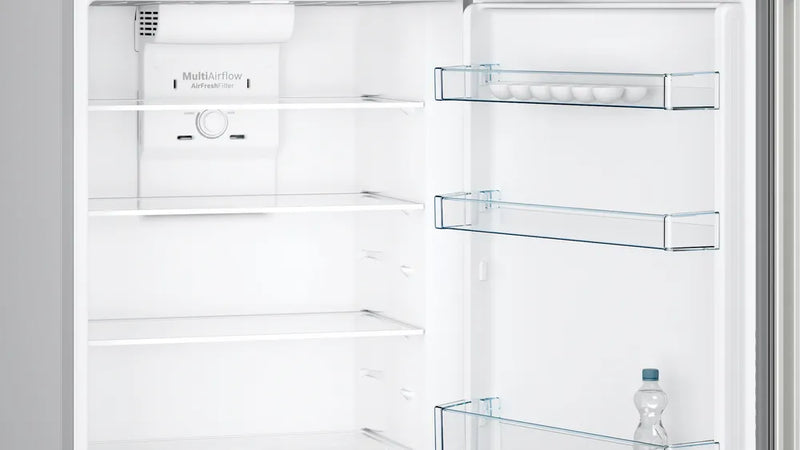 Top Mount Freezer-Fridge 70cm Serie 2 328Lit Inox look-metallic