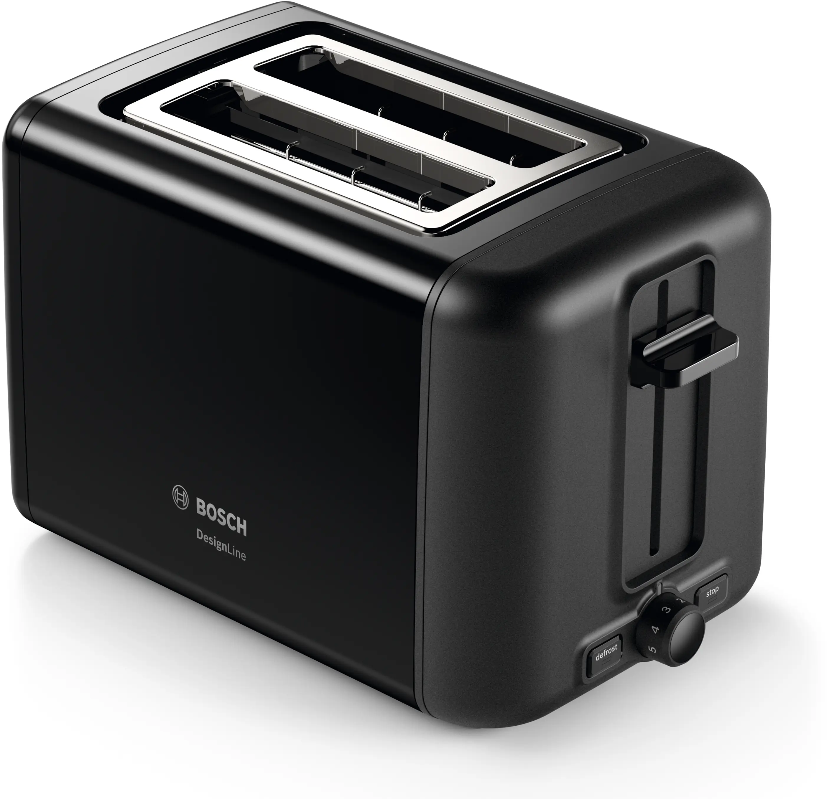 Bosch TAT3P423 DesignLine Toaster 820-970W Black product view 2