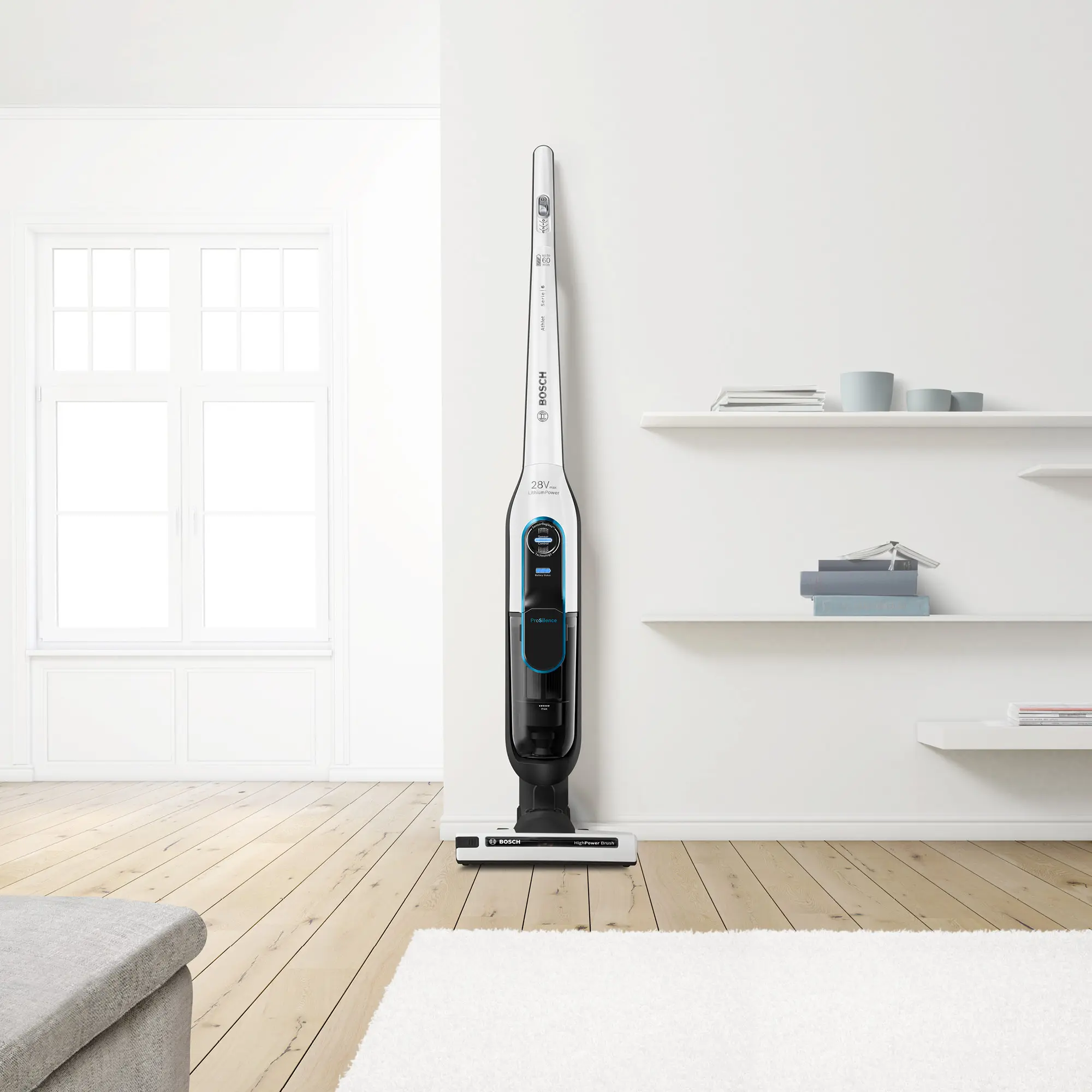 Bosch BCH86SIL1 Athlet ProSilence Series 6 - Ultra-Quiet High-Power Cordless Vacuum product view 3