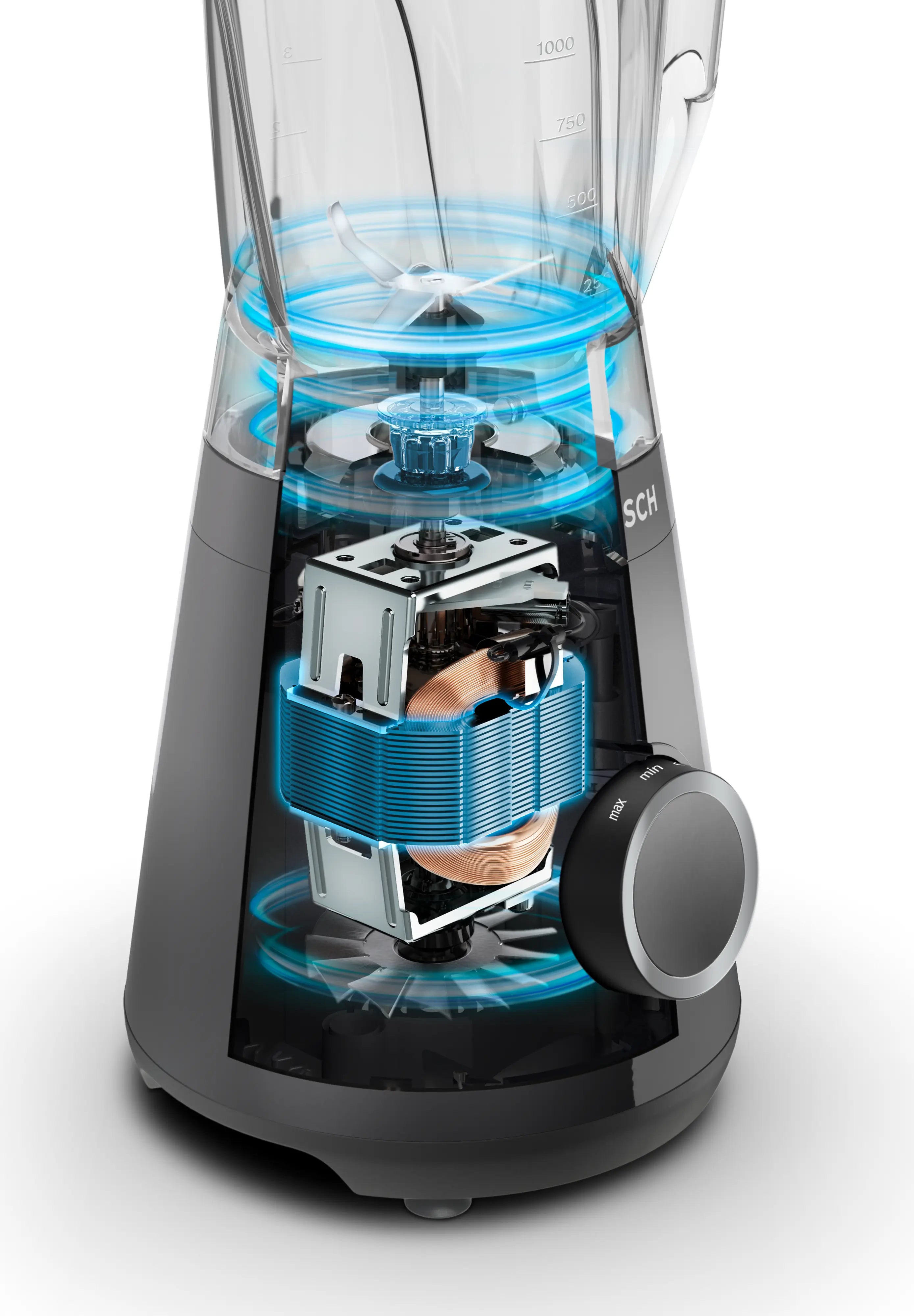 Bosch MMB6141B VitaPower Series 4 Blender 1200W Black product view 9