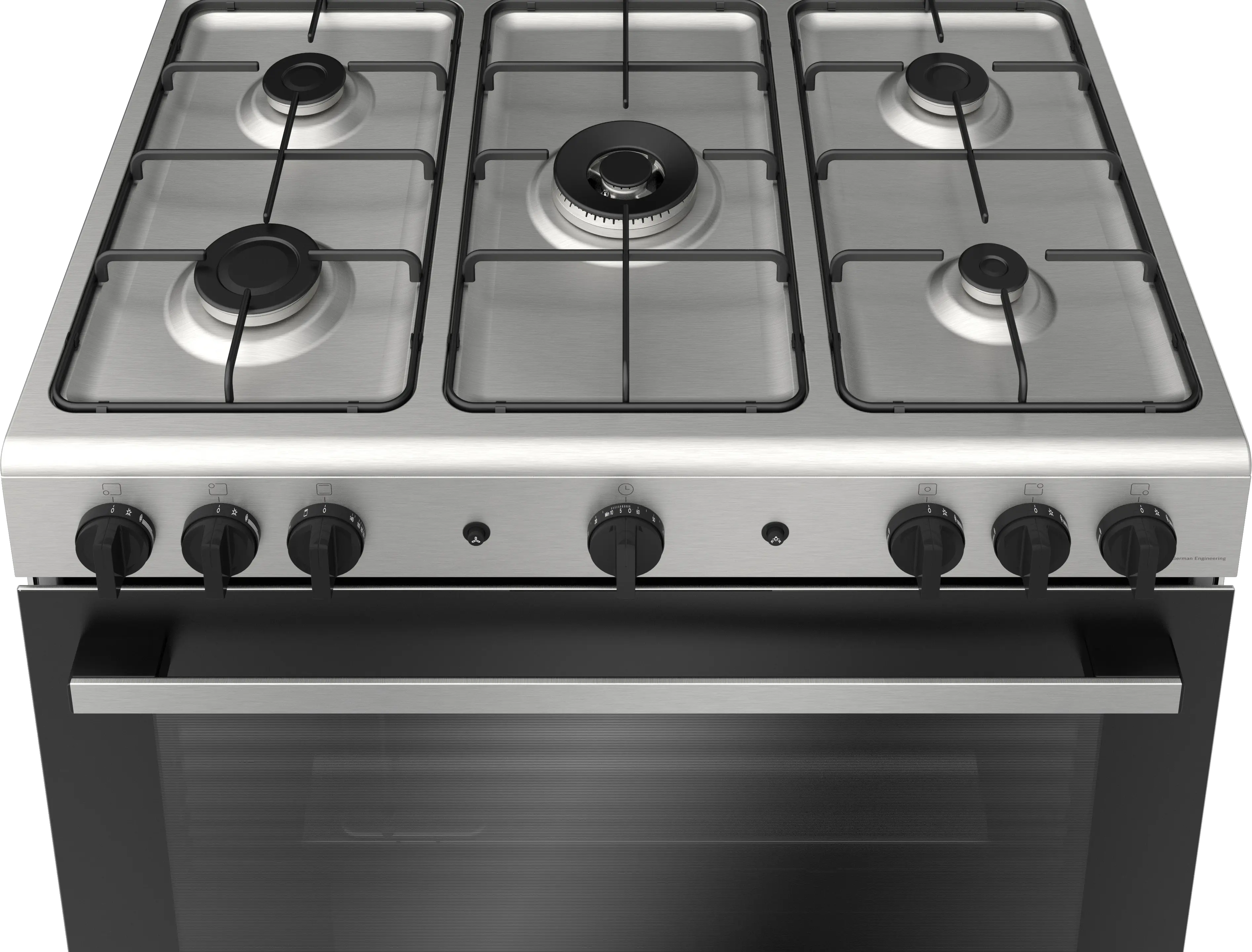 Bosch HGV1F0U51S Serie 2 Freestanding Gas Cooker 90CM 125L Stainless Steel product image 2