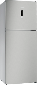 Top Mount Freezer-Fridge 70cm Serie 4 328Lit  Led S.Steel look
