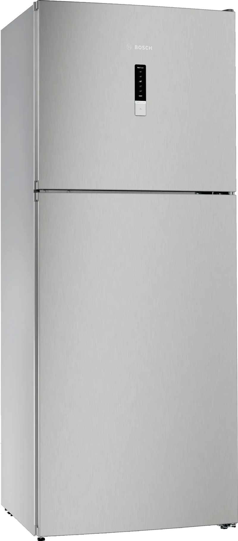 Top Mount Freezer-Fridge 70cm Serie 4 328Lit  Led S.Steel look