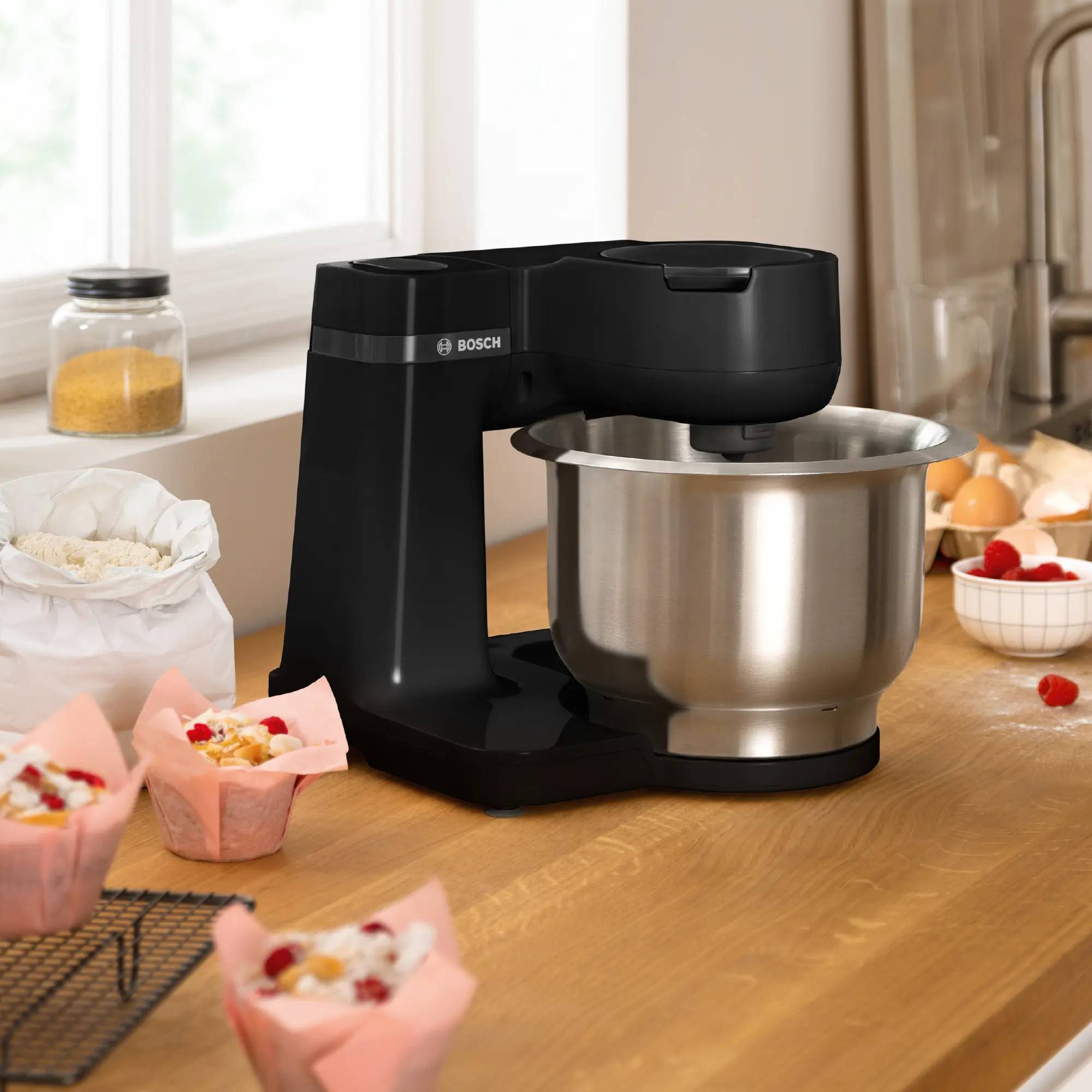 Bosch MUMS2EB01 Series 2 MUM Kitchen Machine 700W Black product view 8