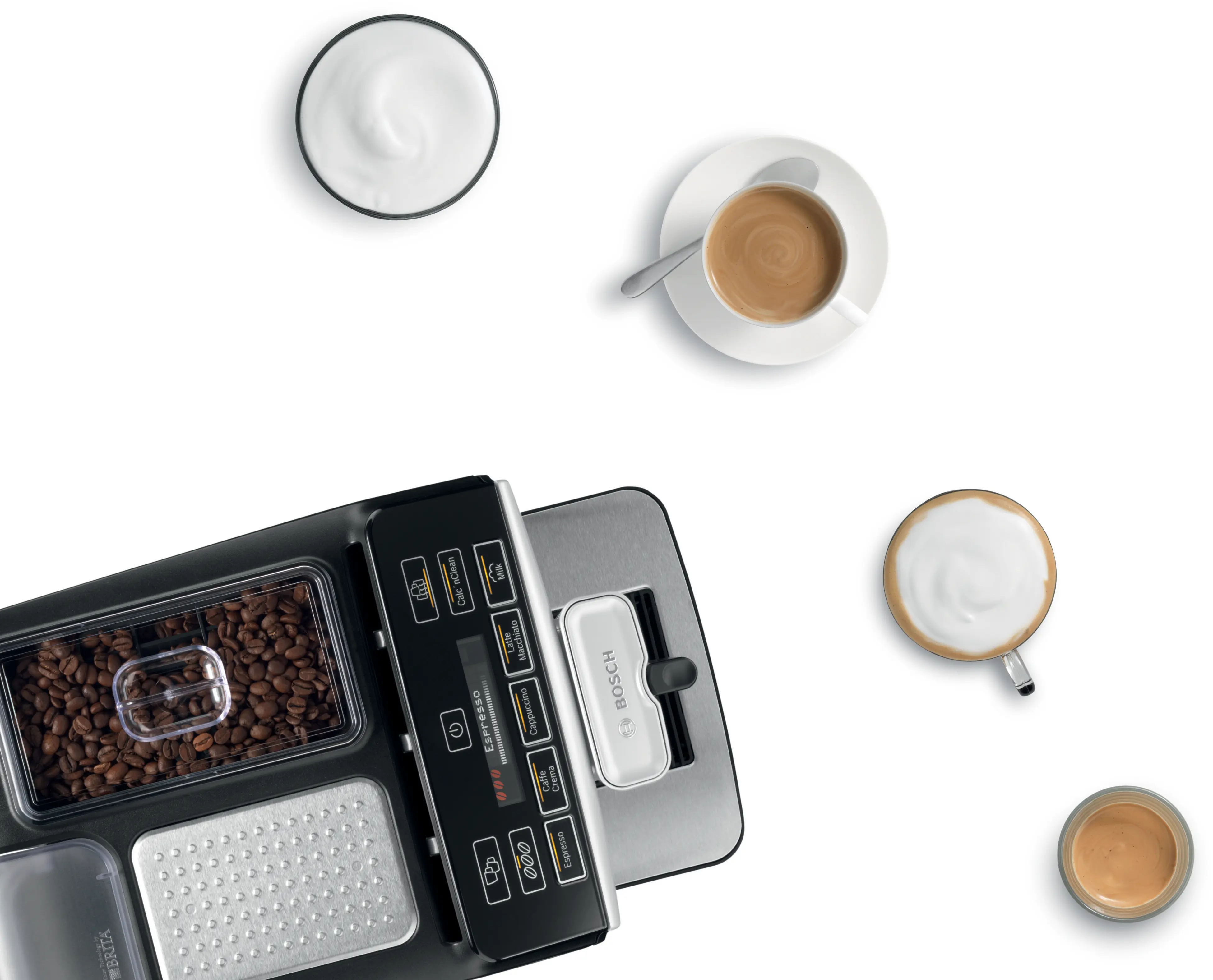 Bosch TIS30321RW VeroCup 300 Fully Automatic Coffee Machine Silver additional product view 6 at Tahboub Appliances Jordan