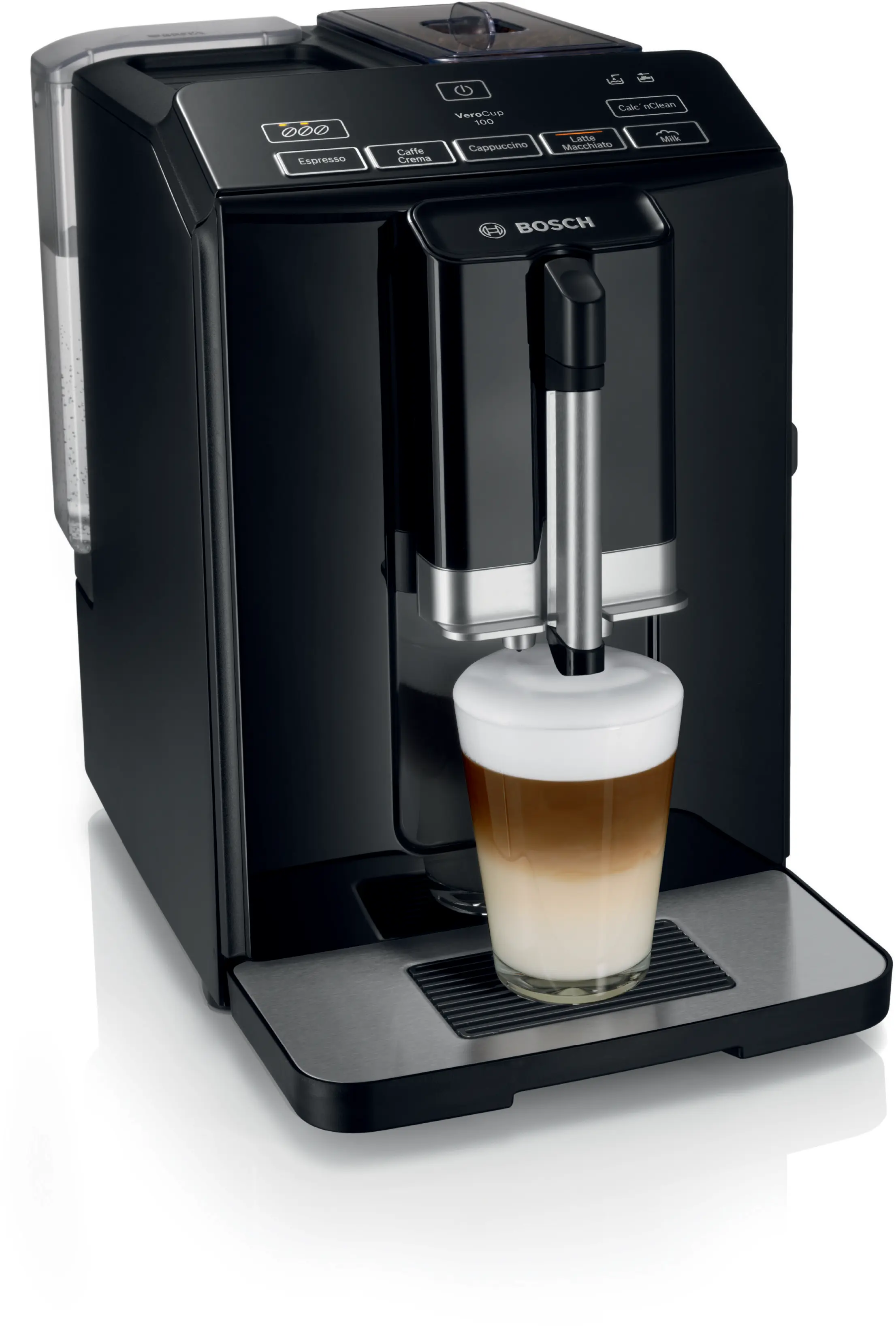 Bosch TIS30129RW VeroCup 100 Fully Automatic Coffee Machine Black product view 2