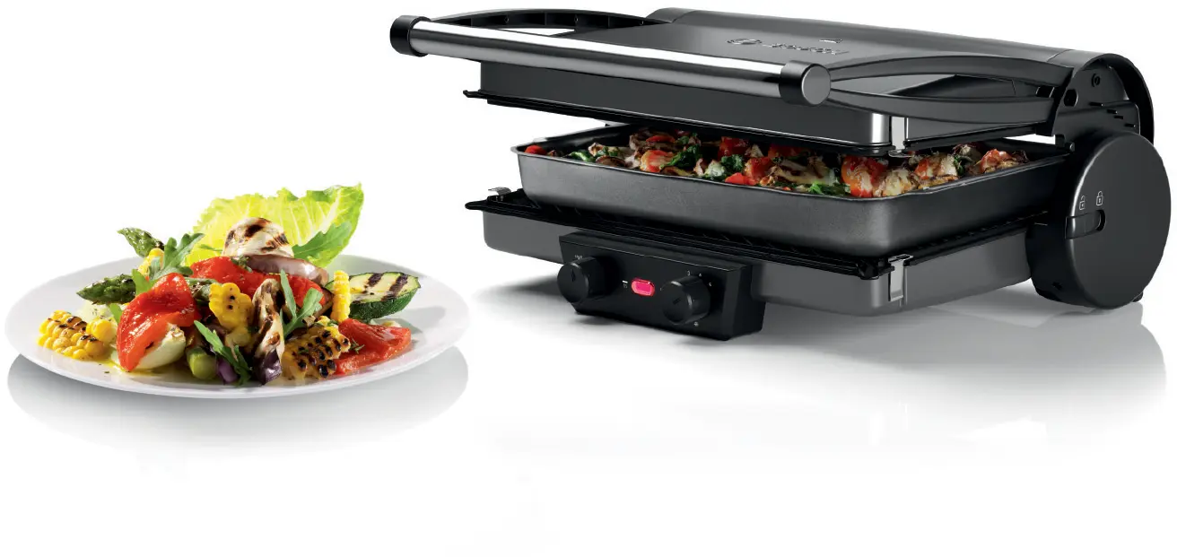 Bosch TCG4215 Contact Grill 2000W Silver product view 3