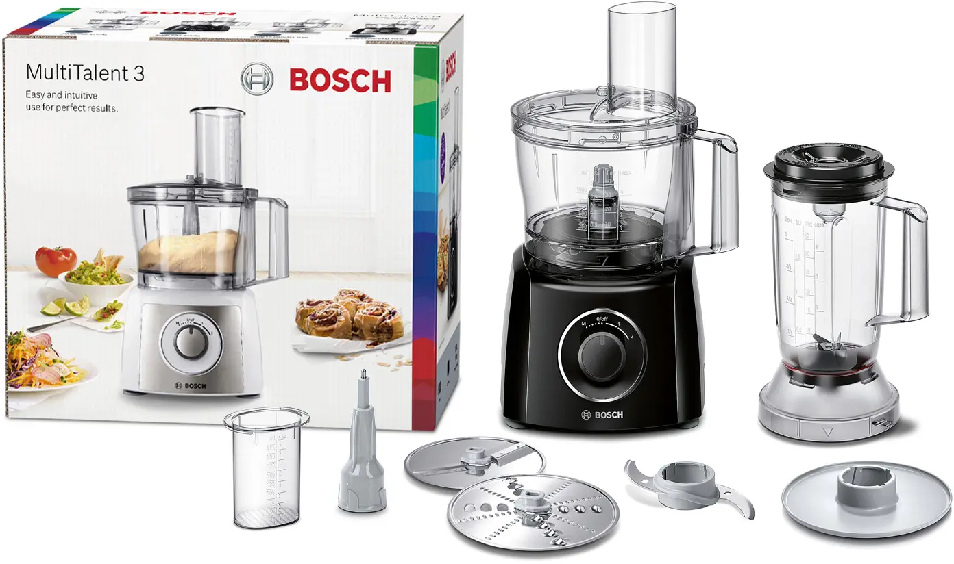 Bosch MCM3201B MultiTalent 3 Food Processor 800W Black product view 5