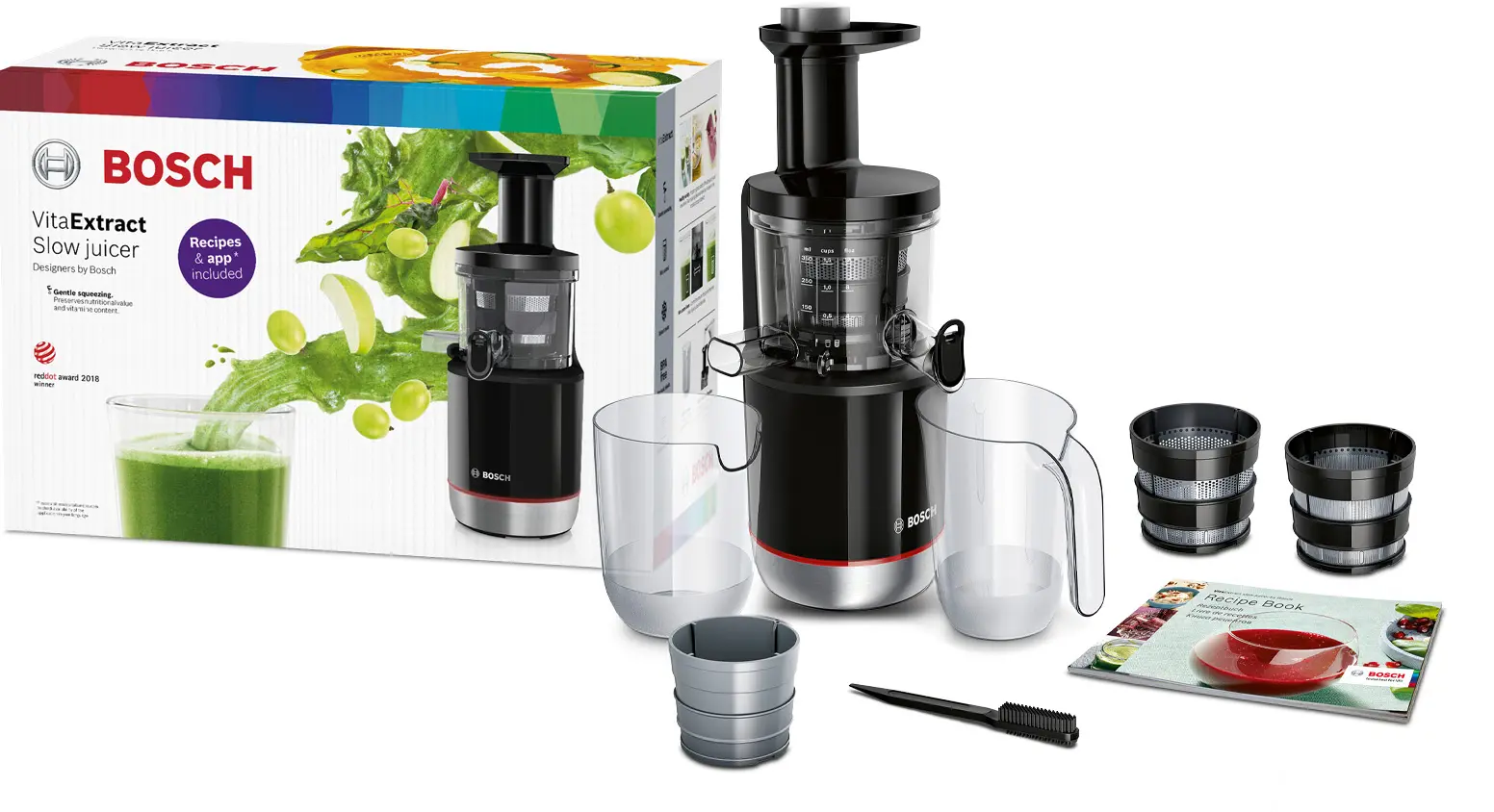 Bosch MESM731M VitaExtract Slow Juicer 150W Black product view 7