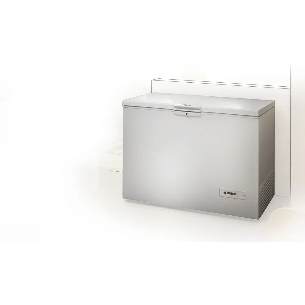 Whirlpool WHM3911 390 L white chest freezer product gallery image 5