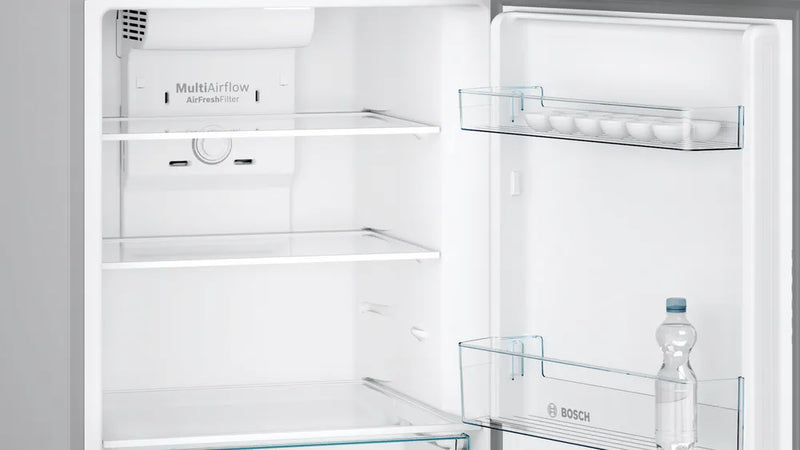 Top Mount Freezer-Fridge 60cm Serie 2 225Lit Inox look-metallic