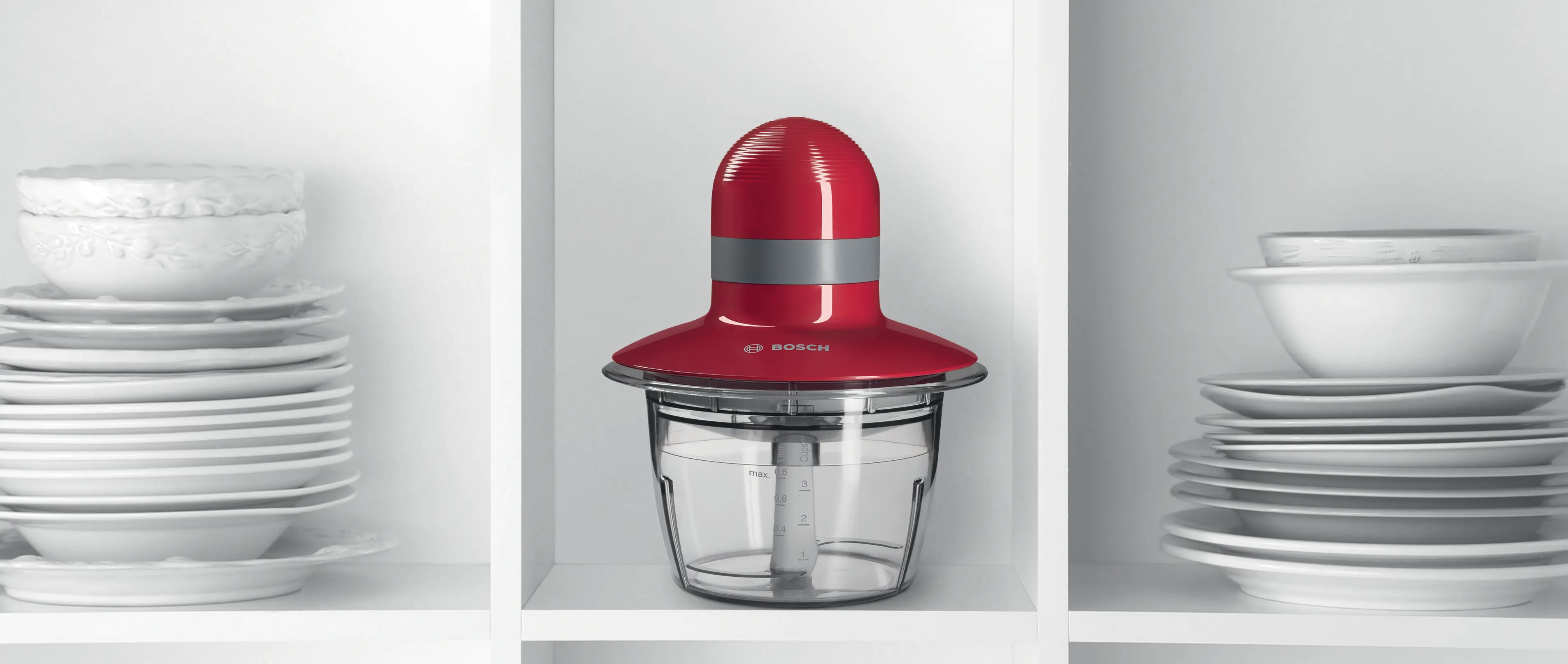 Bosch MMR08R2 Compact Chopper 400W Red product view 4