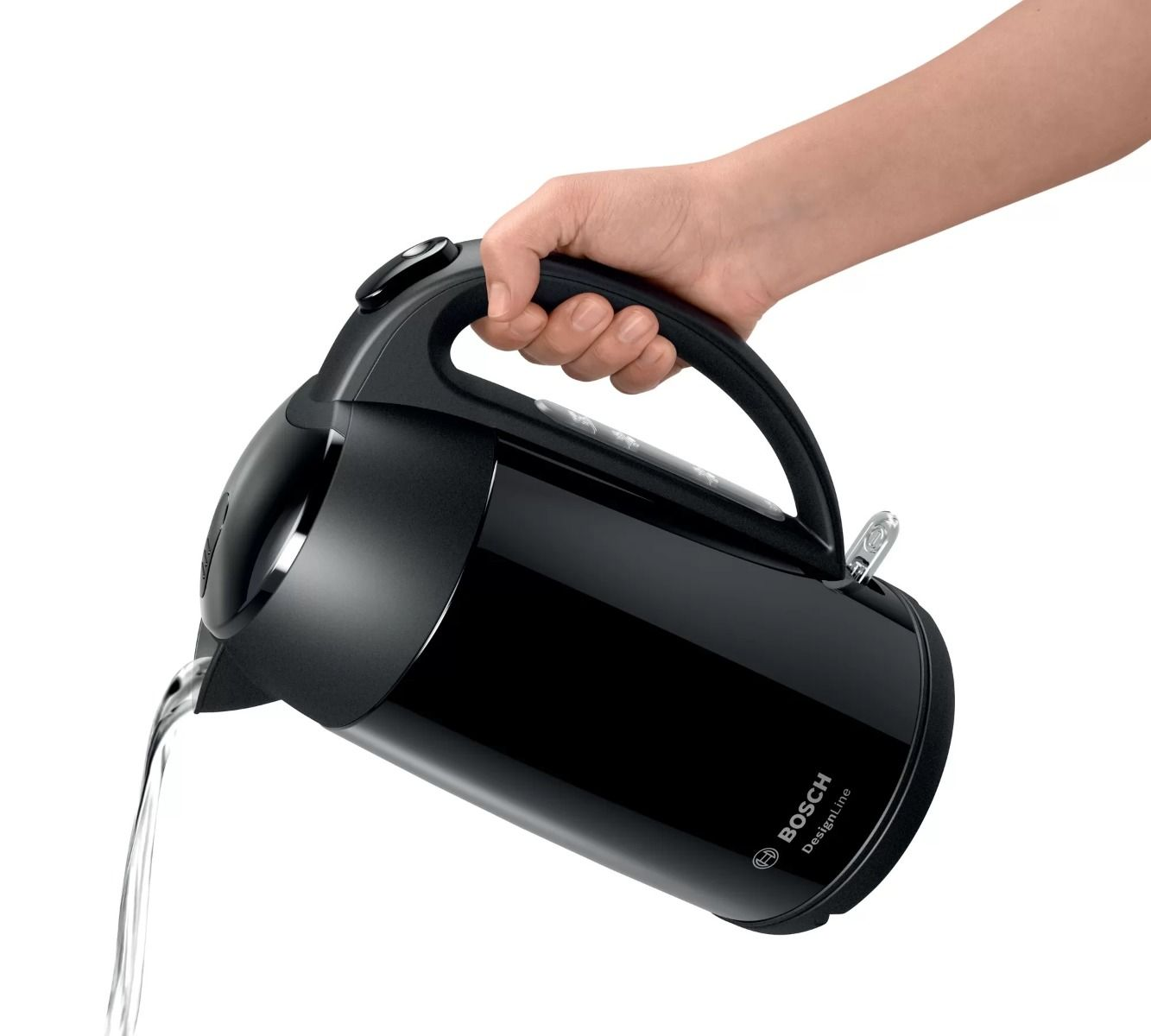 Bosch TWK3P423 DesignLine Water Kettle 1.7L 2400W Black product view 4