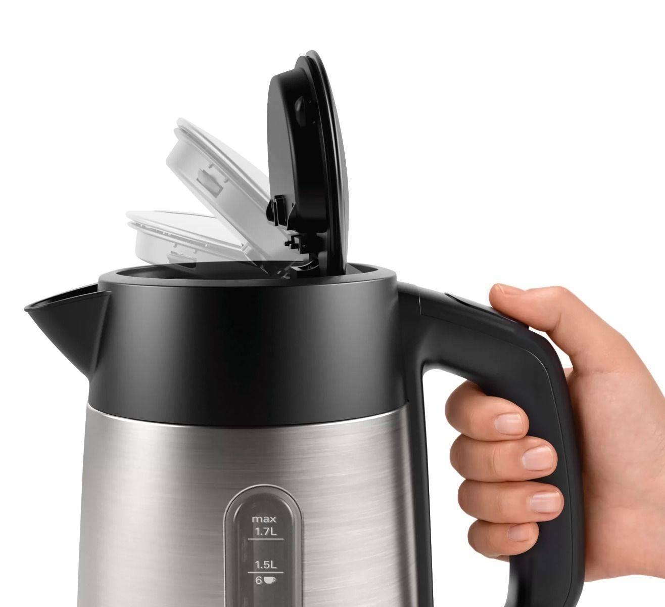 Bosch TWK4P440 DesignLine Water Kettle 1.7L 2400W Stainless Steel product view 8